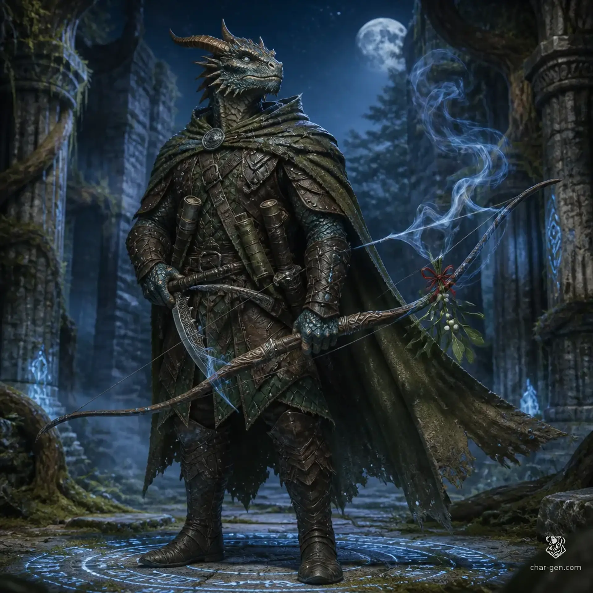 Dravyn - AI-generated fantasy Character