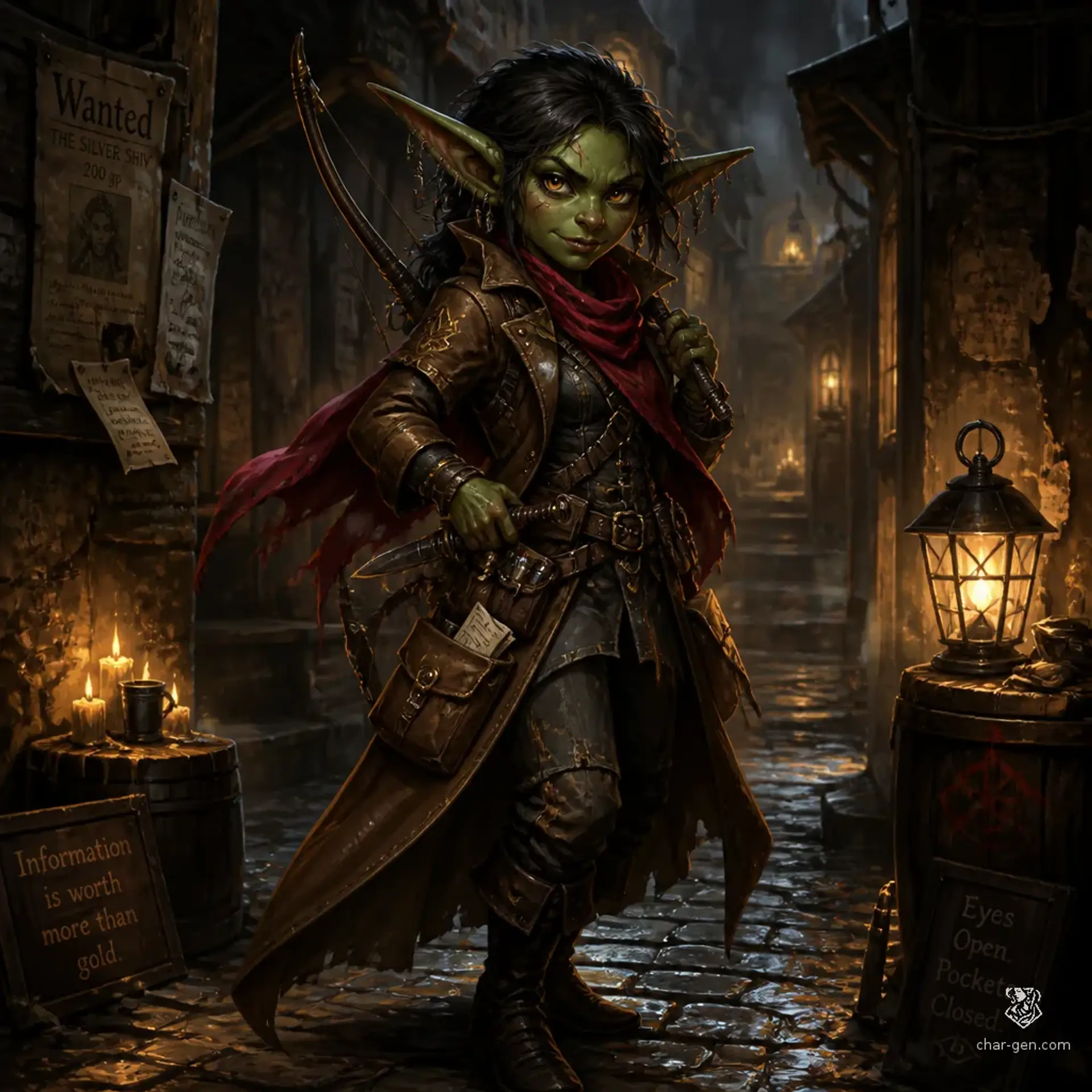 Bryly - AI-generated fantasy Character