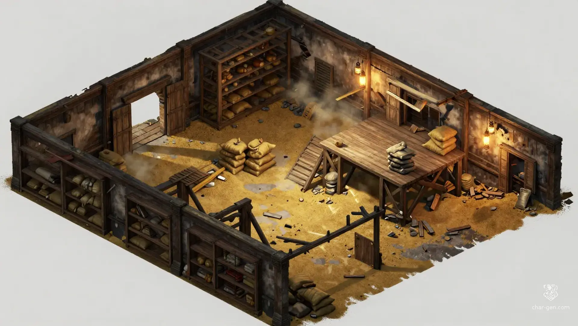 The Price of the Grain Store - AI-generated fantasy Encounter