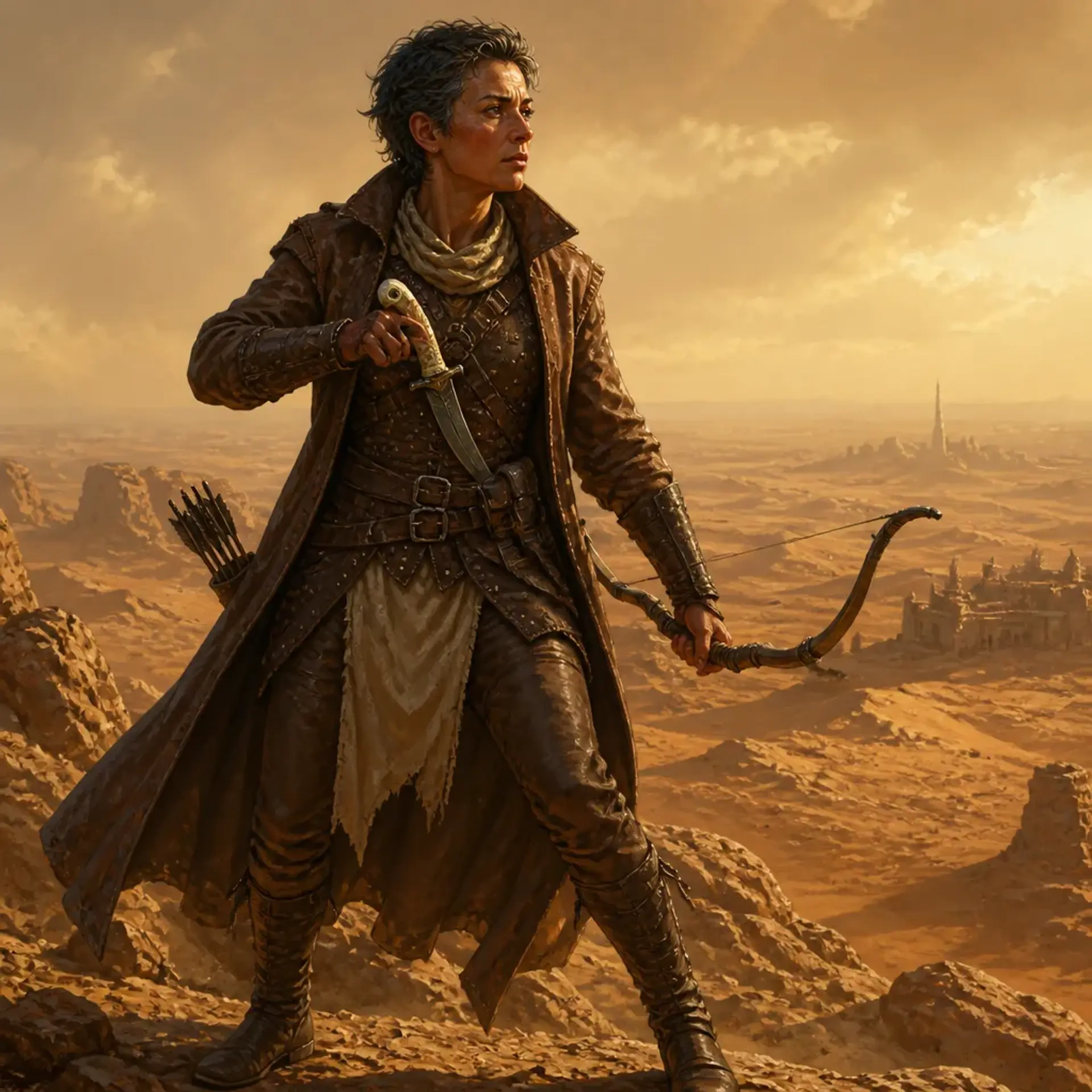 Morgan - AI-generated fantasy Character