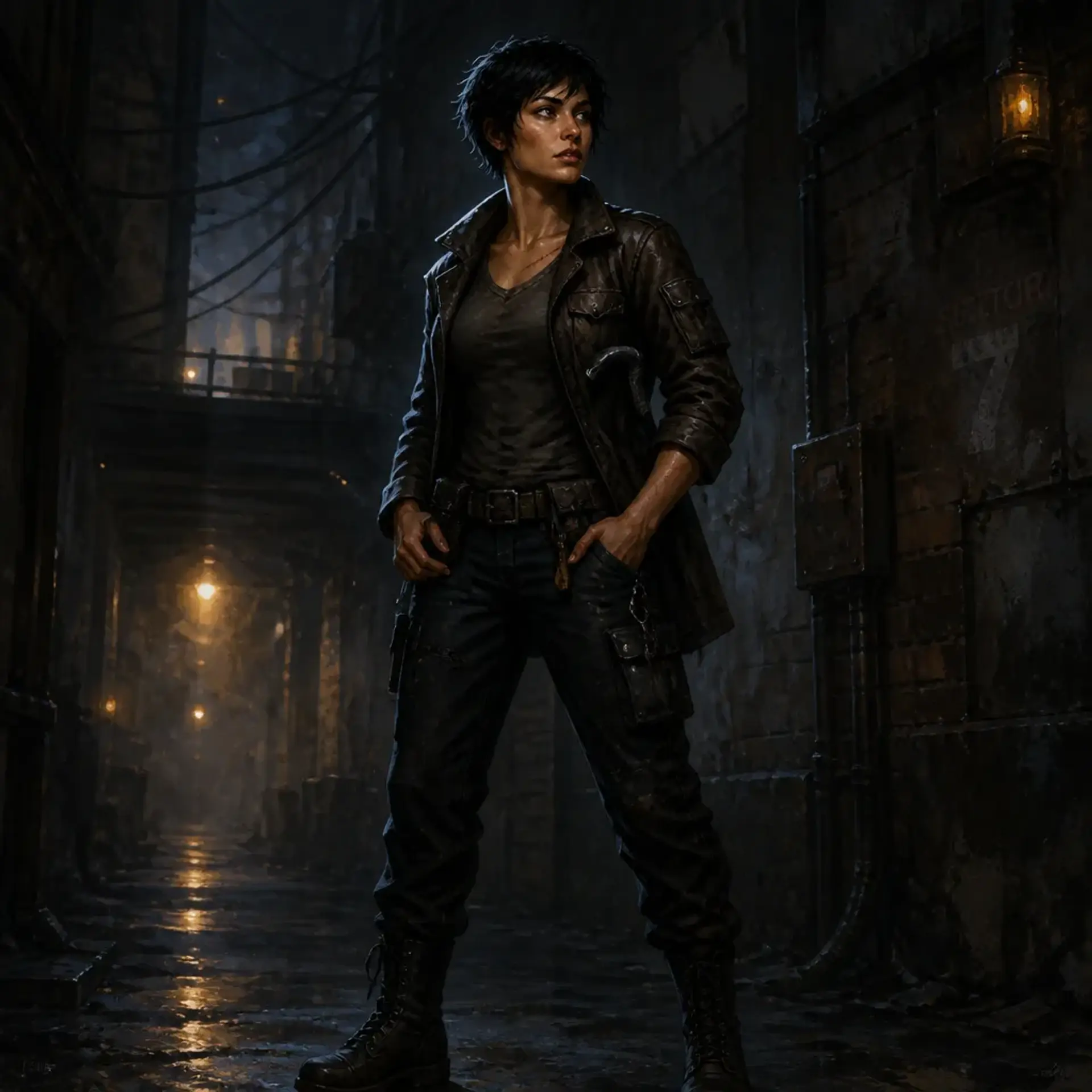 Sera Vey - AI-generated fantasy Character