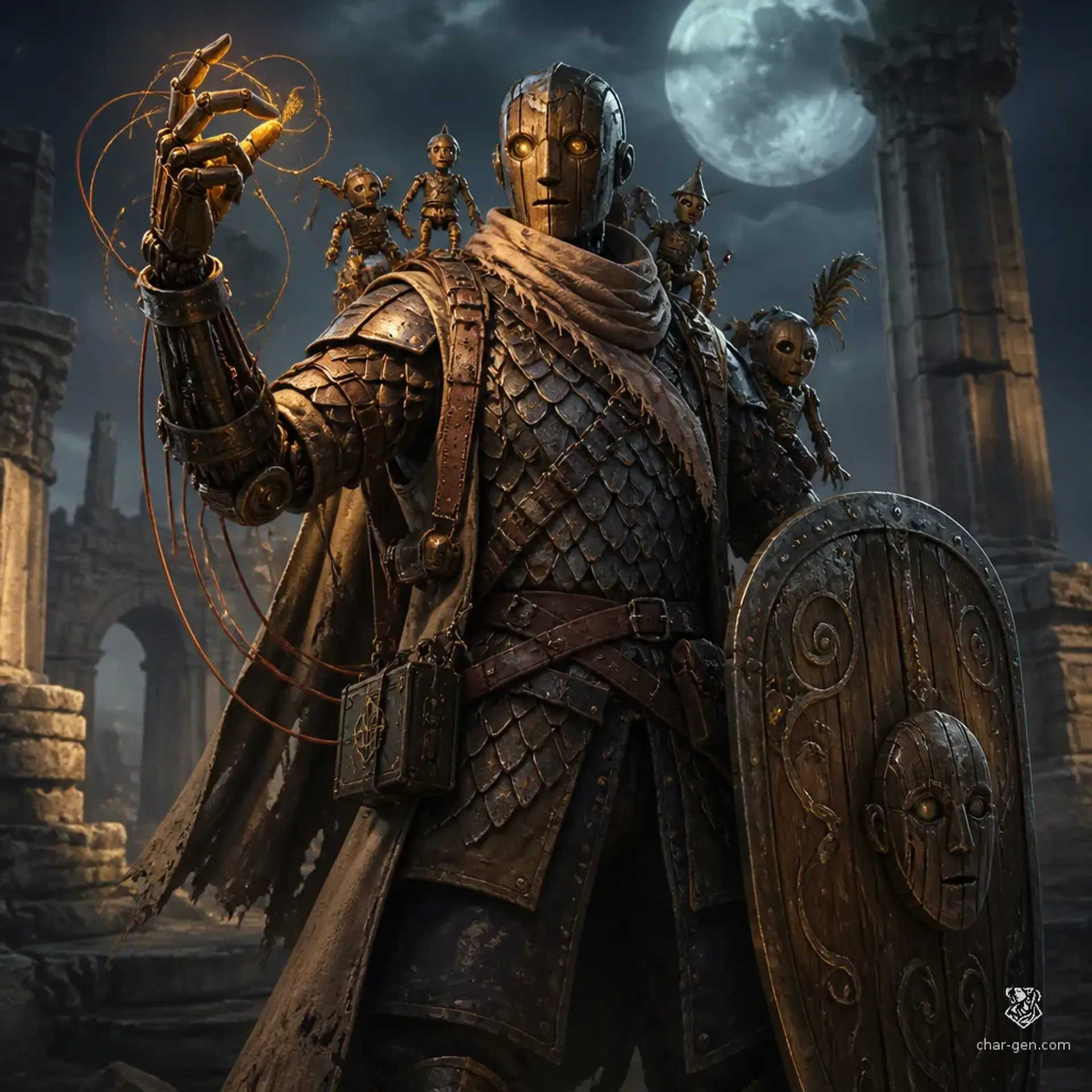 Moses - AI-generated fantasy Character