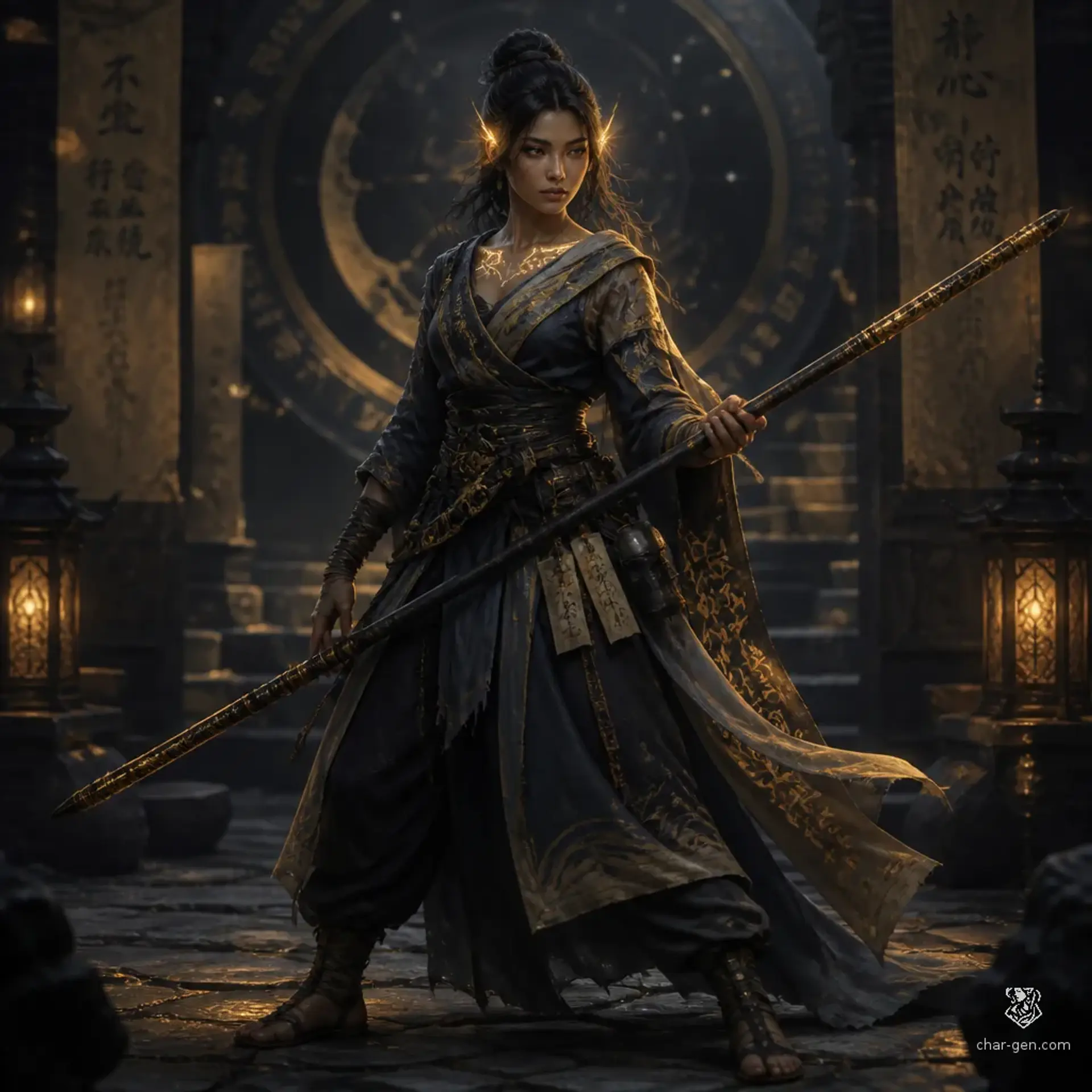 Riva - AI-generated fantasy Character