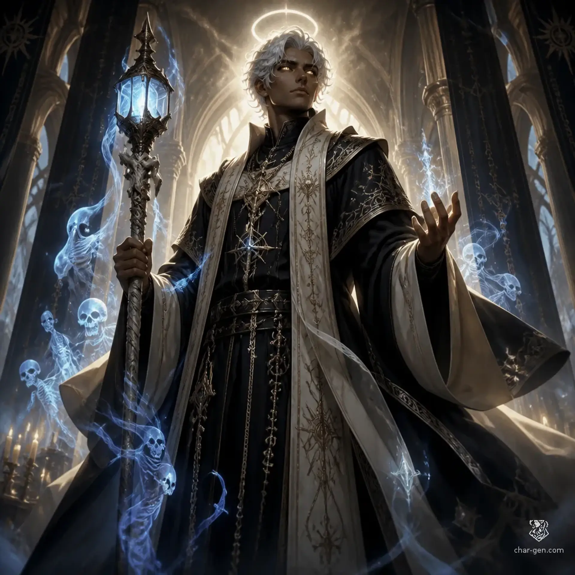 Malachiel Veyr - AI-generated fantasy Character