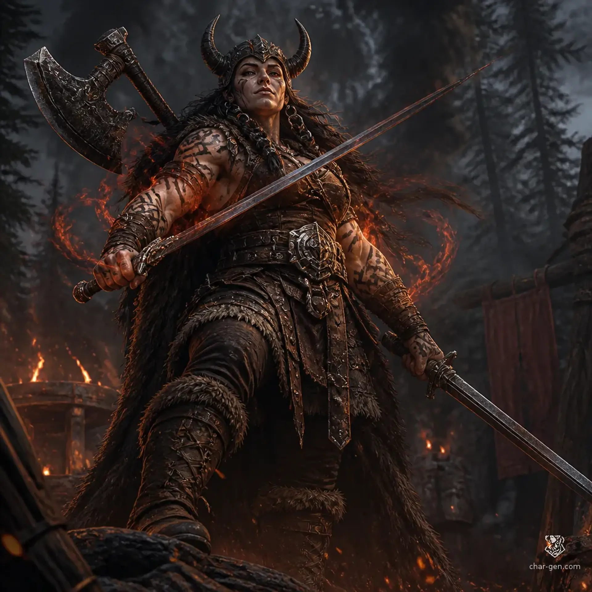 Steelhorn - AI-generated fantasy Character
