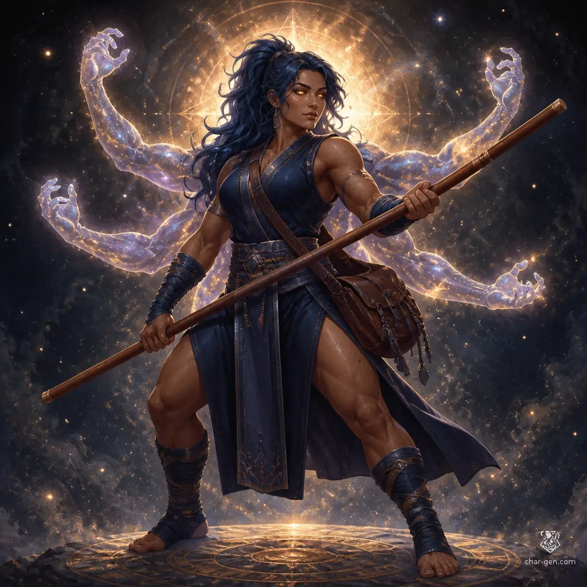 Sol - AI-generated fantasy Character