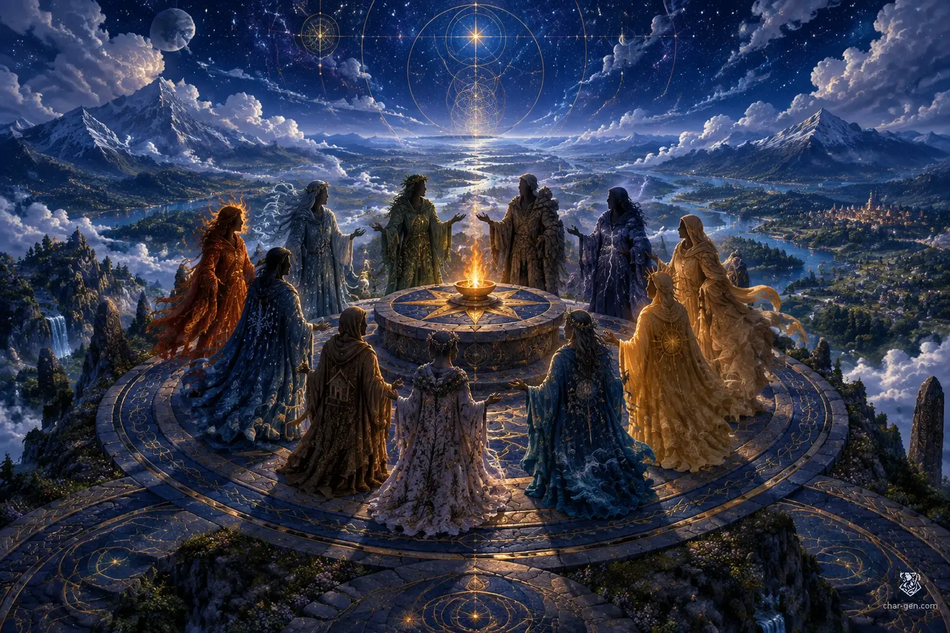 the elemental court
