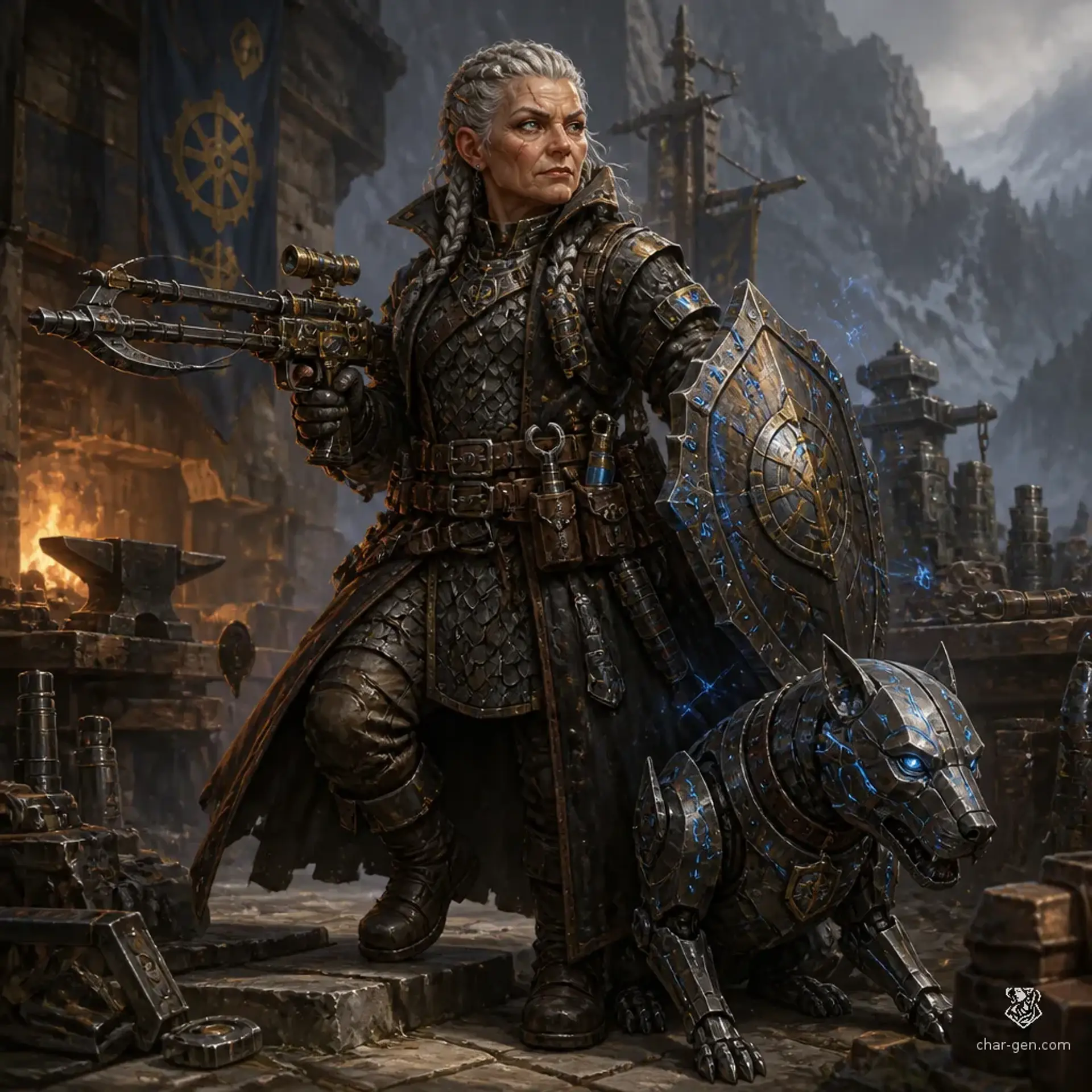 Briska Chernak - AI-generated fantasy Character