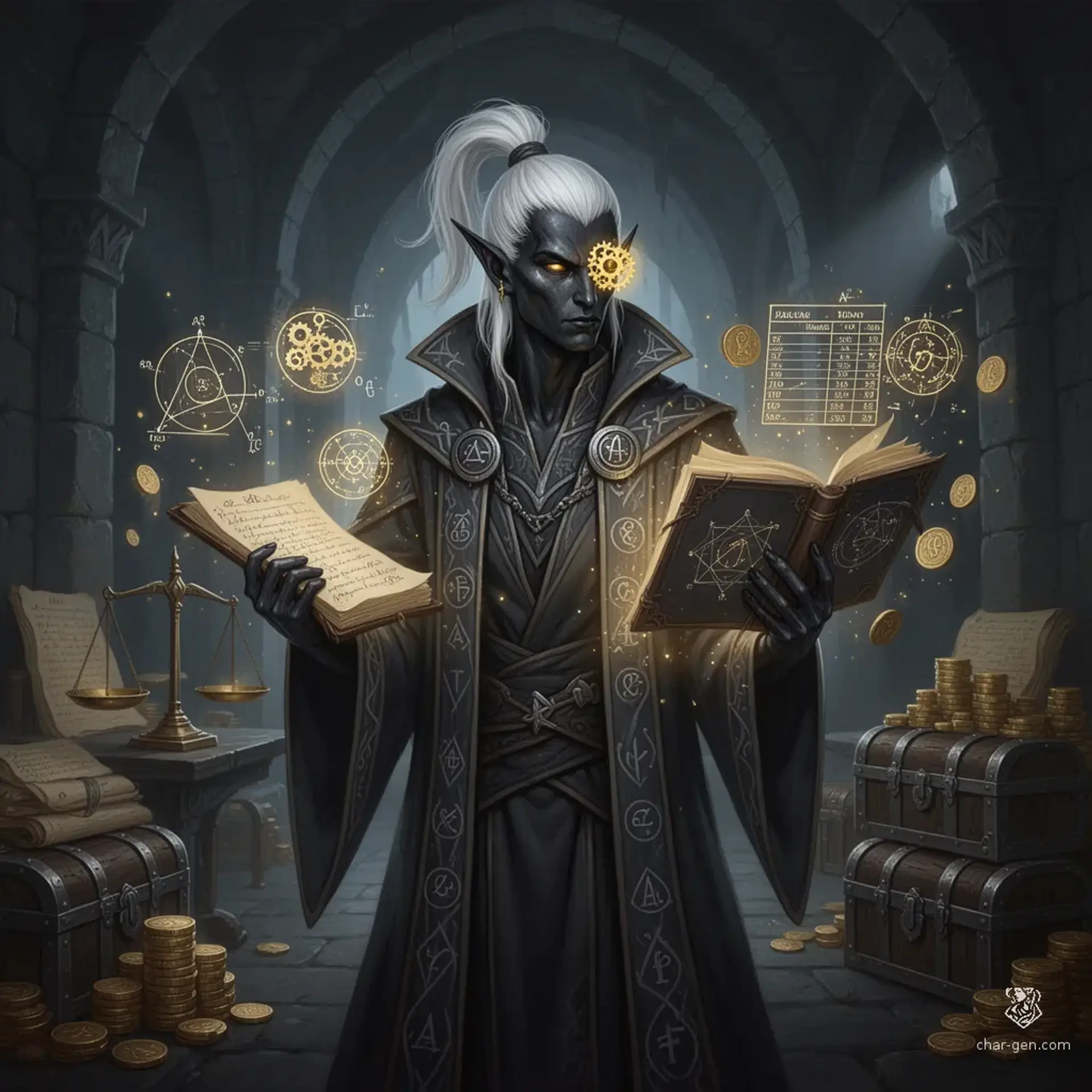 Valerius Thorne - AI-generated fantasy NPC