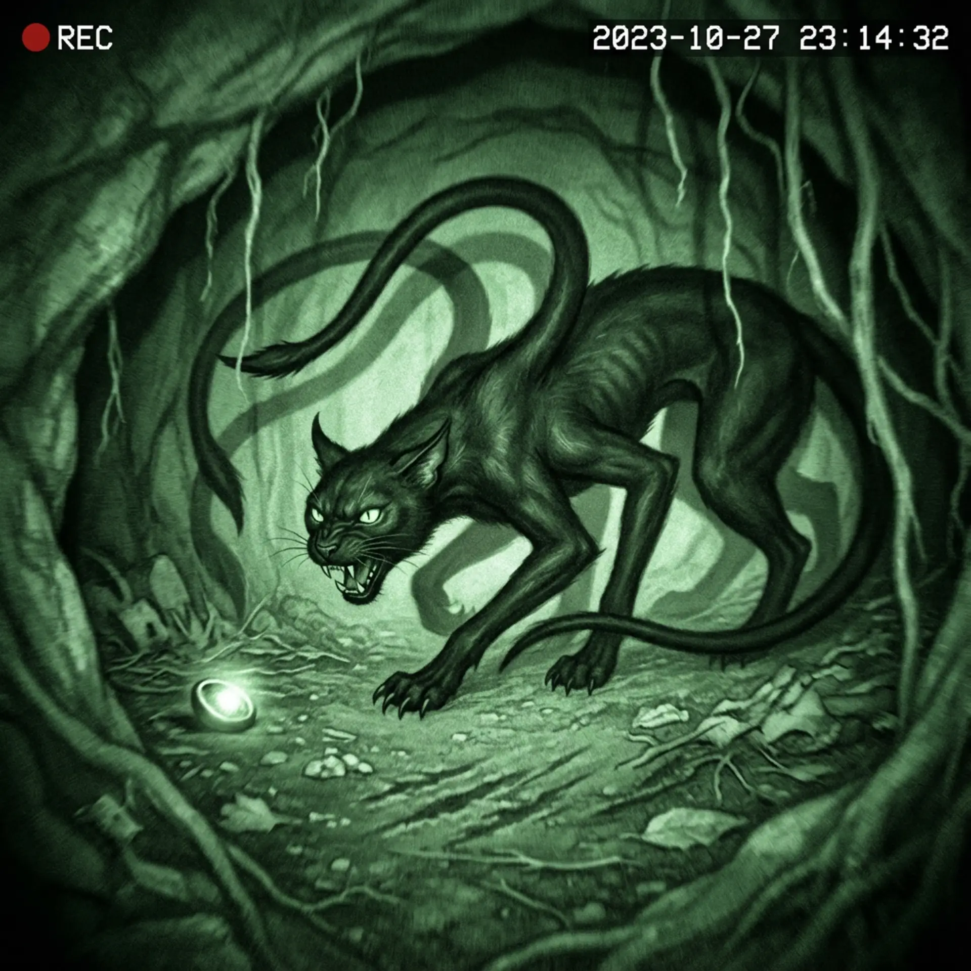 Displacer Beast’s Secret Nestcam | Fantasy Art Competition | CharGen