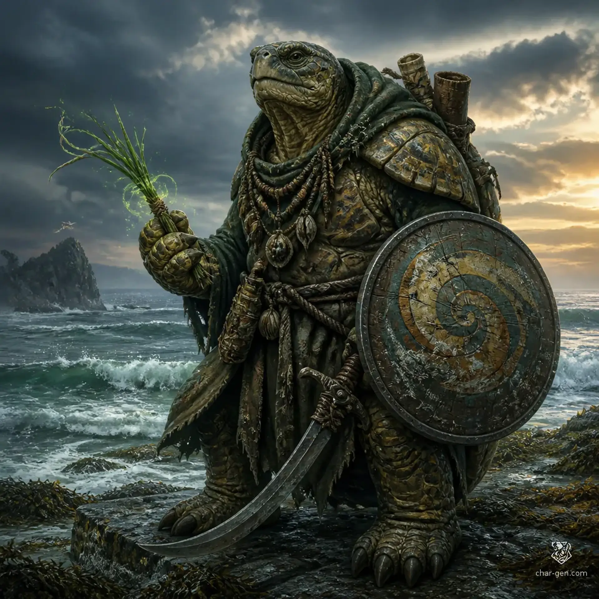 Guram Etxuri - AI-generated fantasy Character