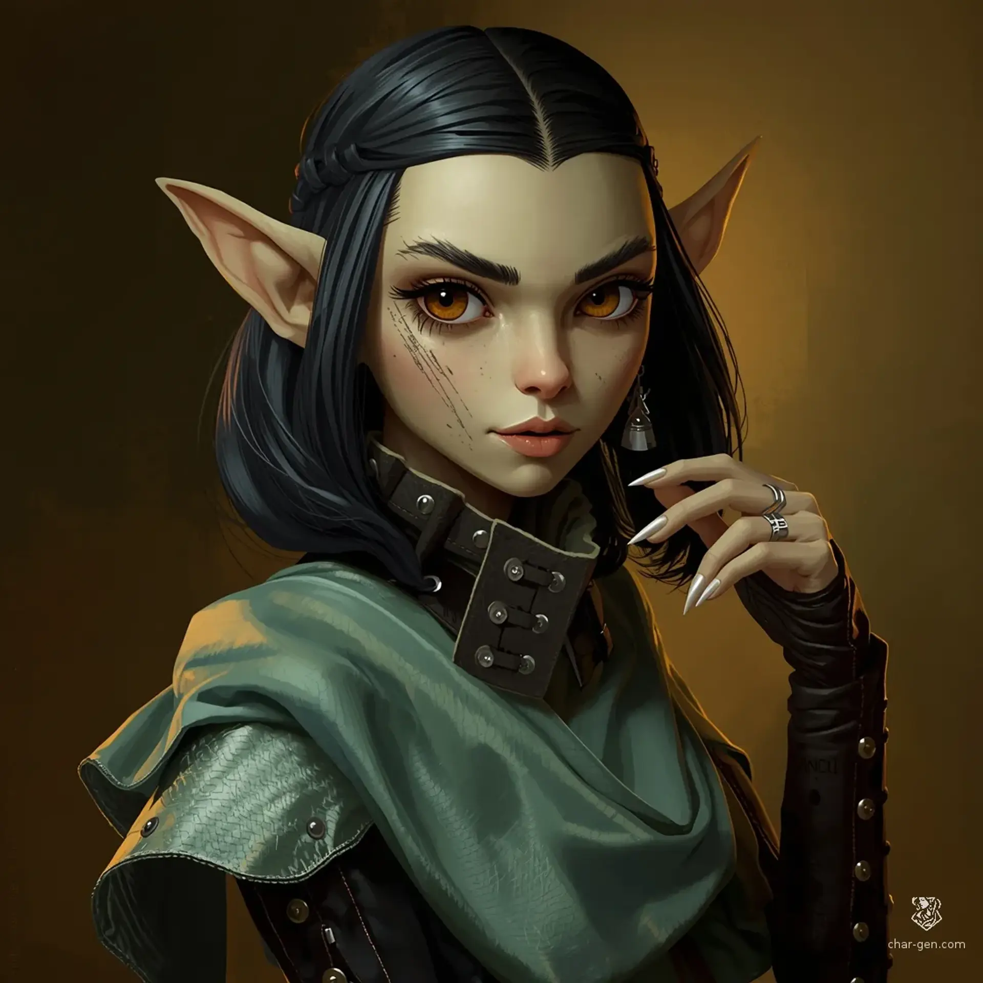 Tiv Stitch-Hand - AI-generated fantasy NPC