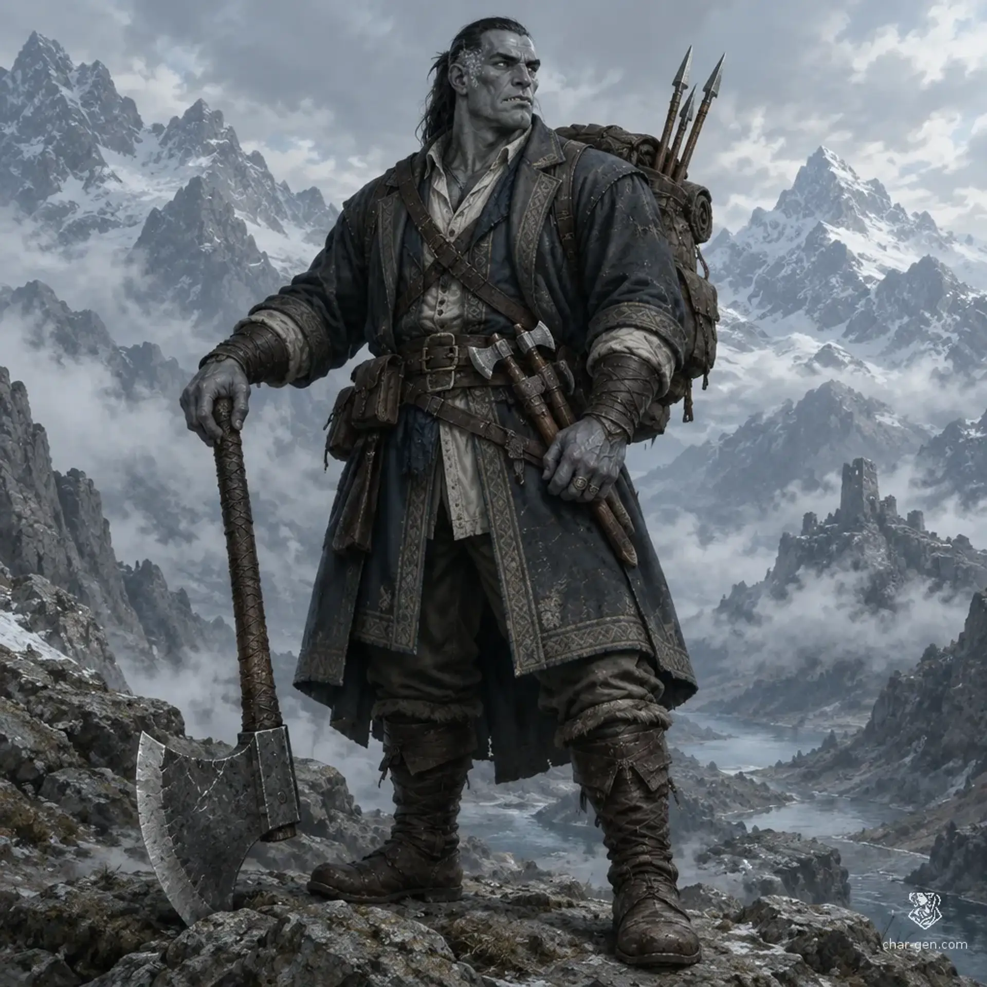 Korrik - AI-generated fantasy Character