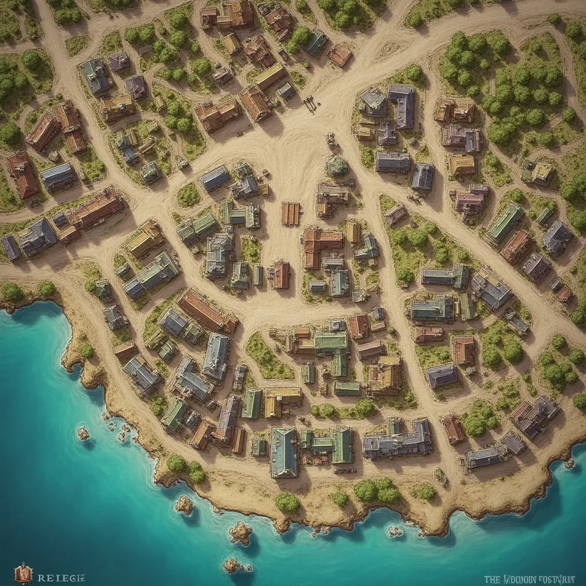 Brellor - AI-generated fantasy Settlement
