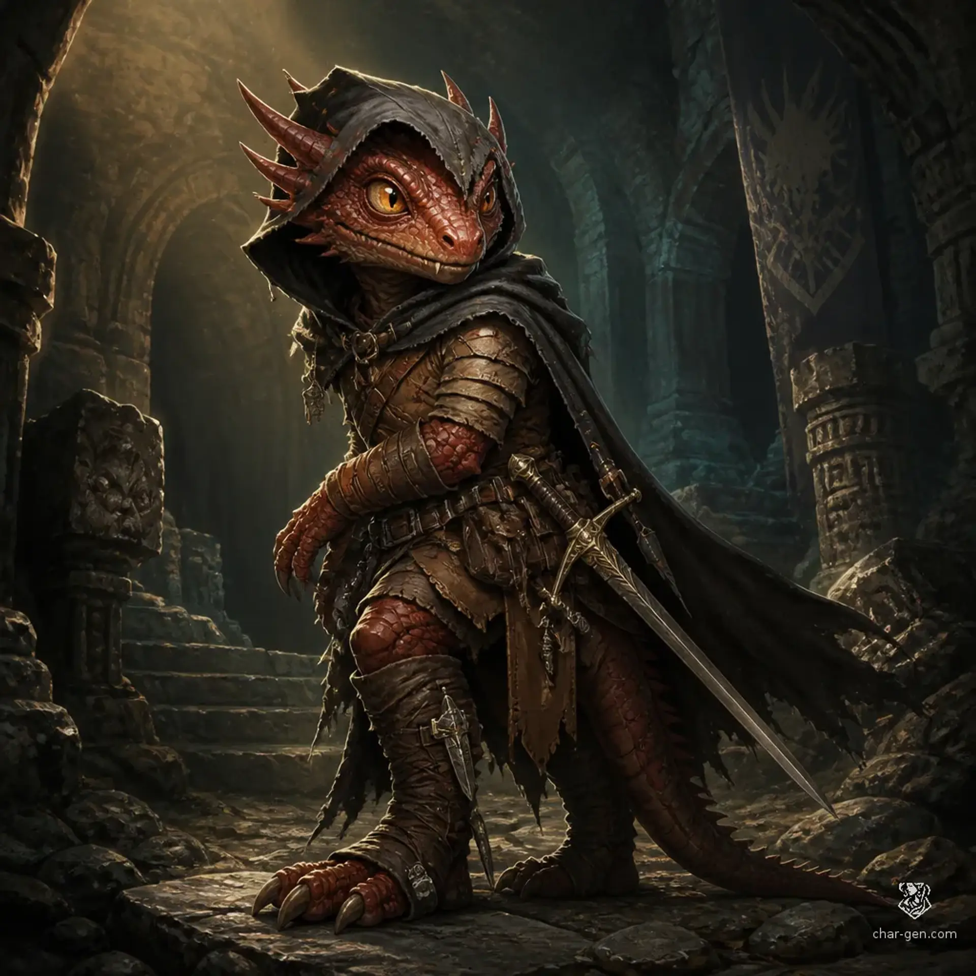 Pest - AI-generated fantasy Character