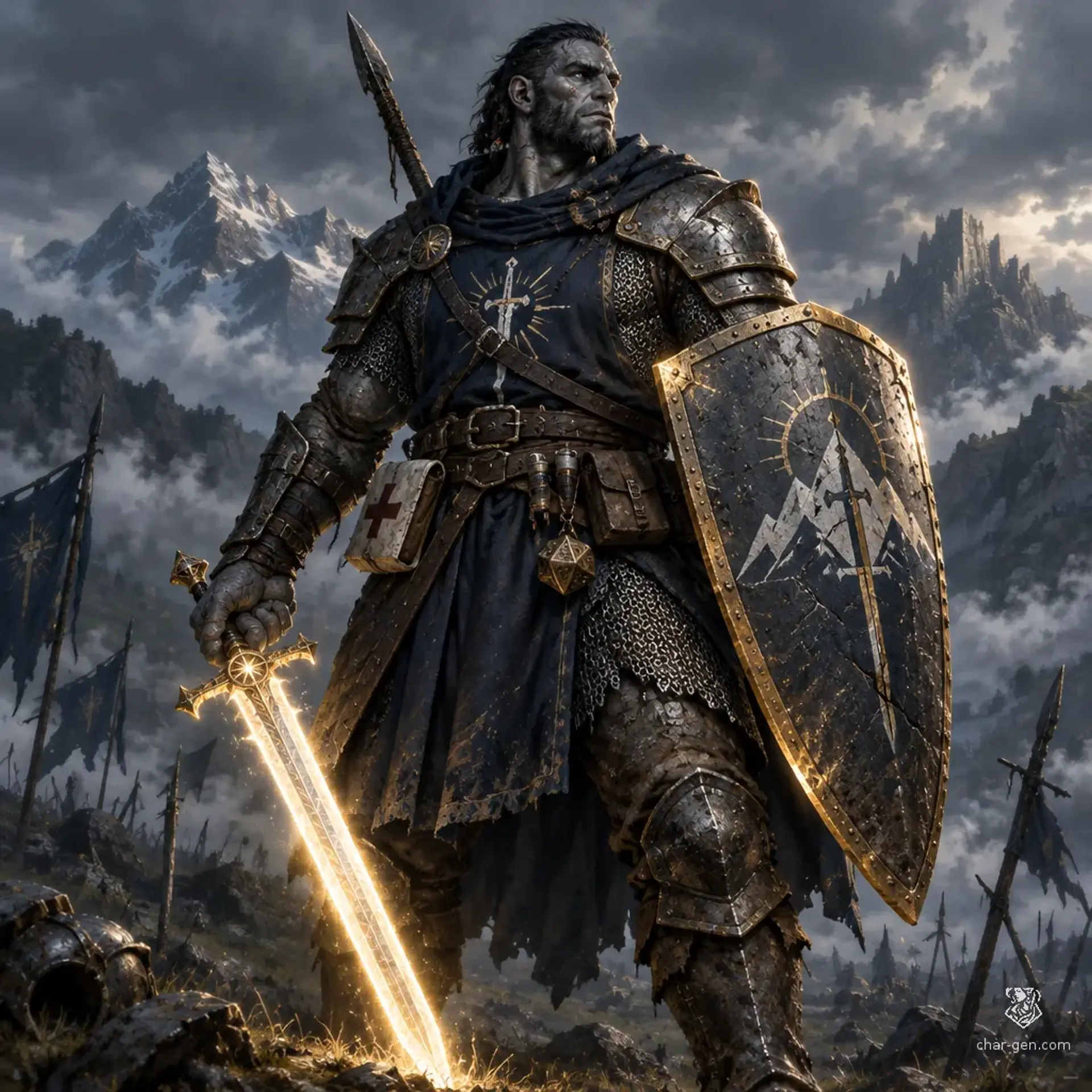 Boris - AI-generated fantasy Character