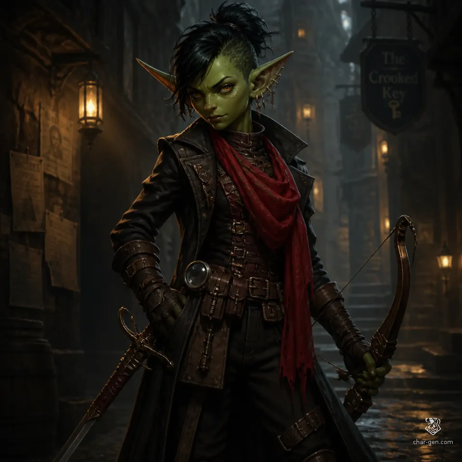 Bryly - AI-generated fantasy Character