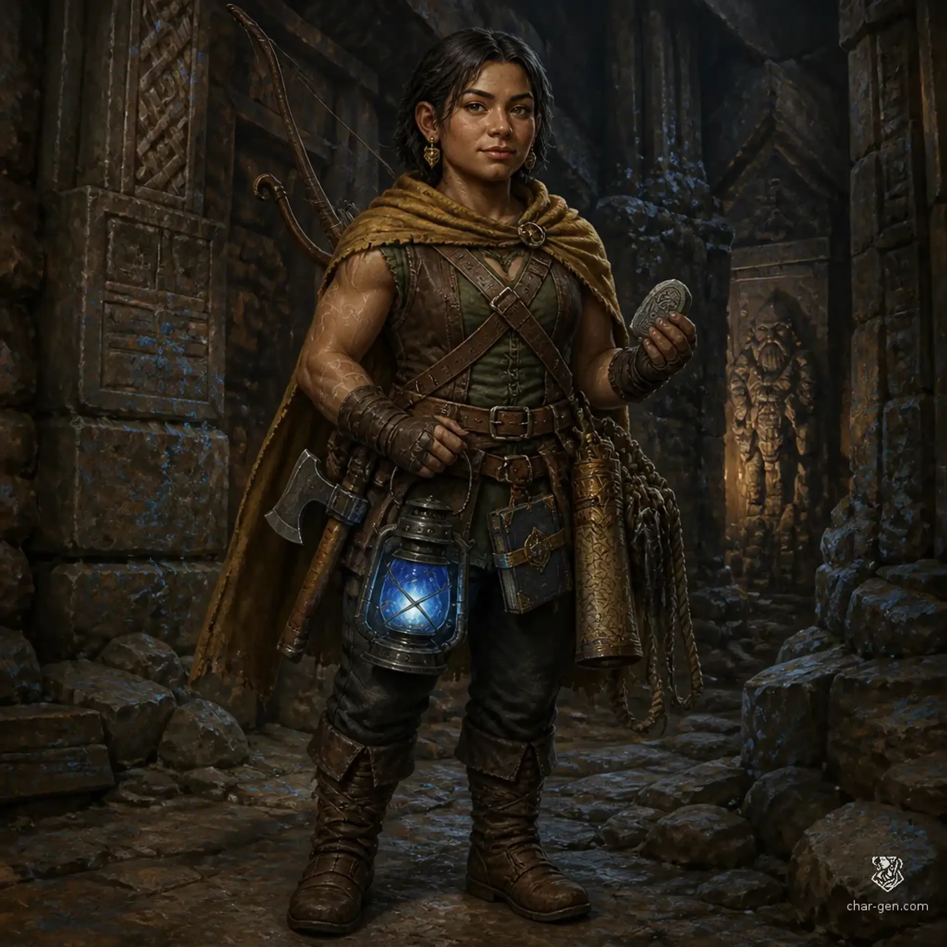 Samira Qazravi - AI-generated fantasy NPC