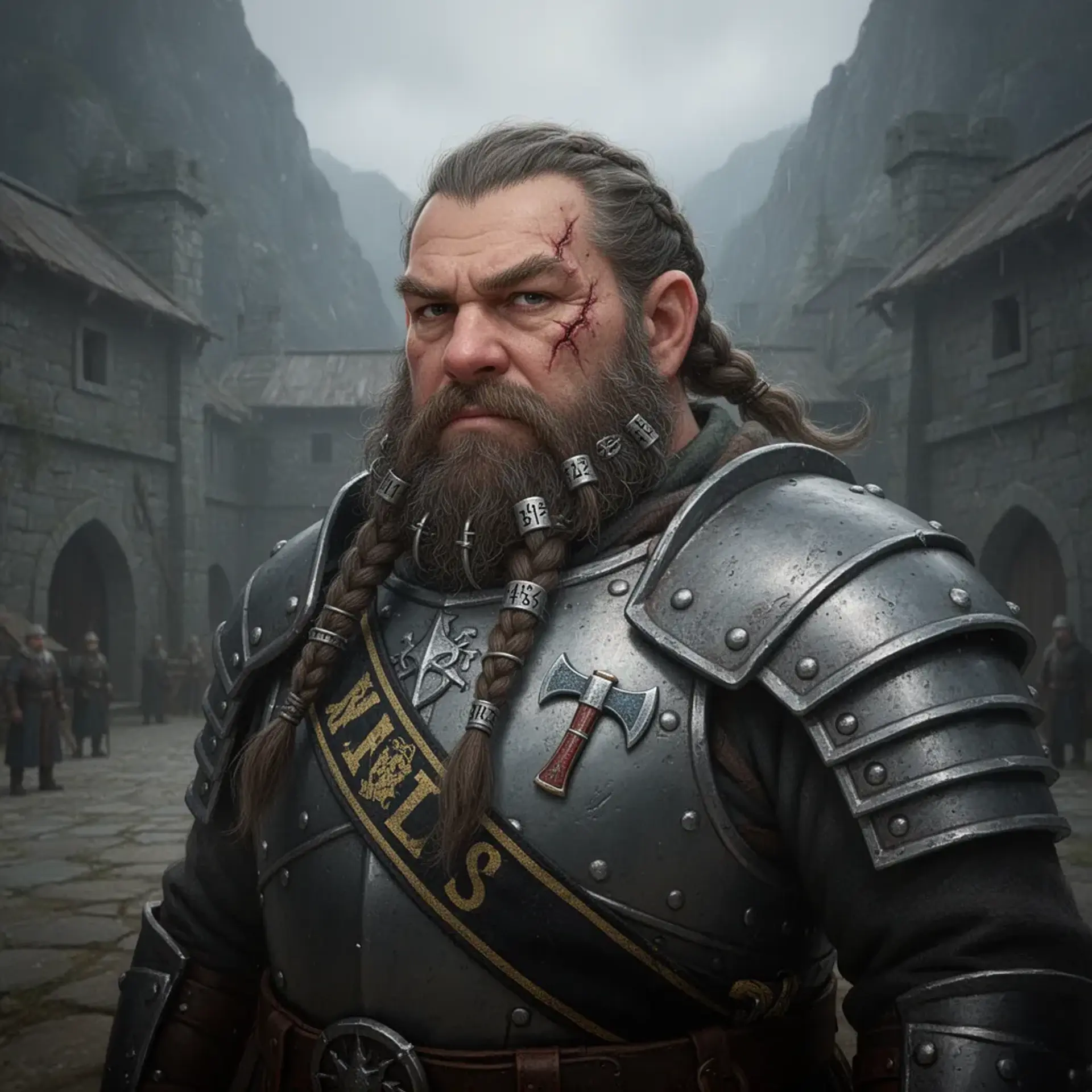 Captain Haldor Brynstone - AI-generated fantasy NPC