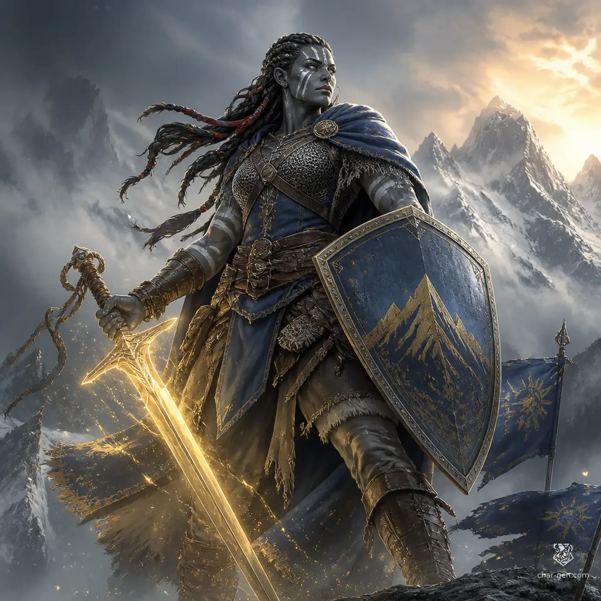 Laukea Lalathi - AI-generated fantasy Character