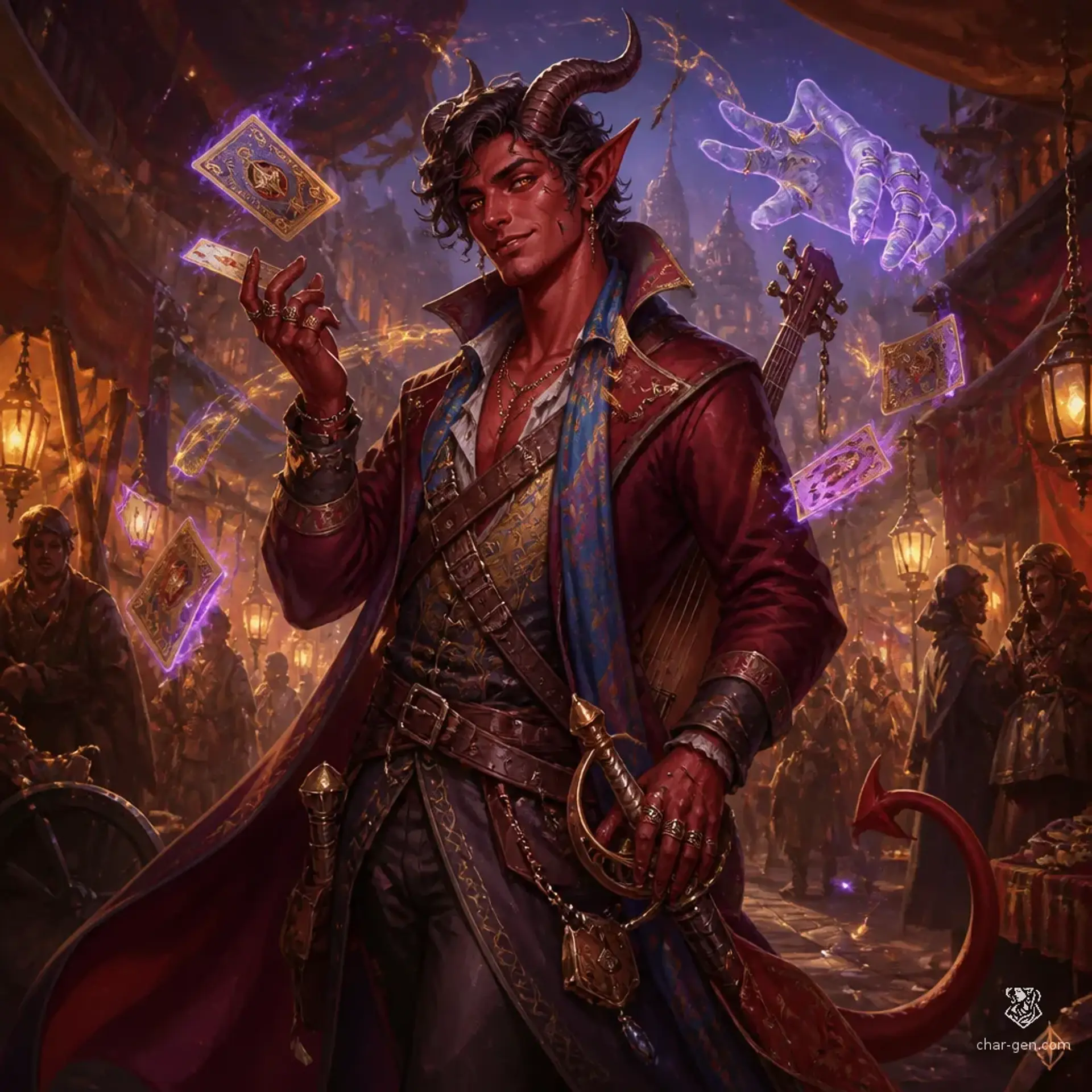 Krezik Valtos - AI-generated fantasy Character