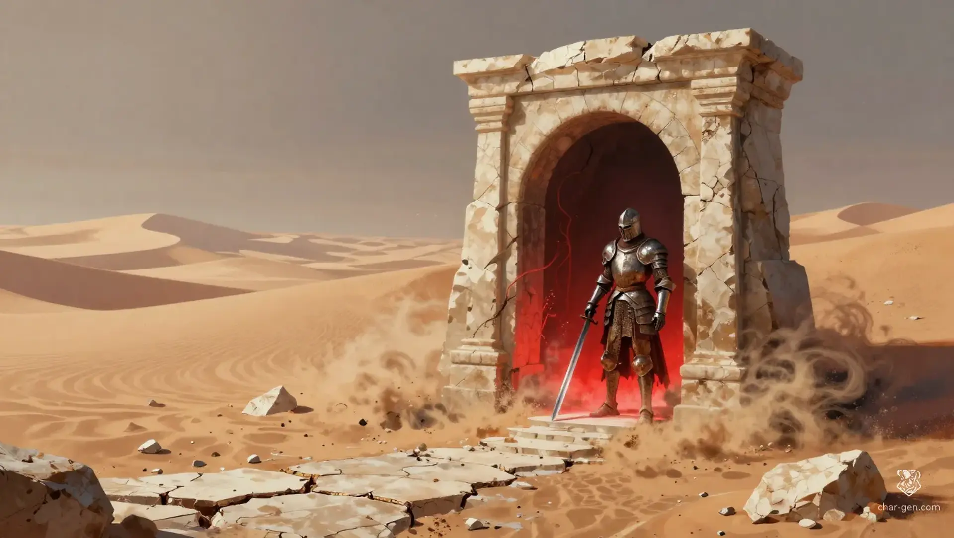 The Ossuary of Saint Tibias - AI-generated fantasy Quest