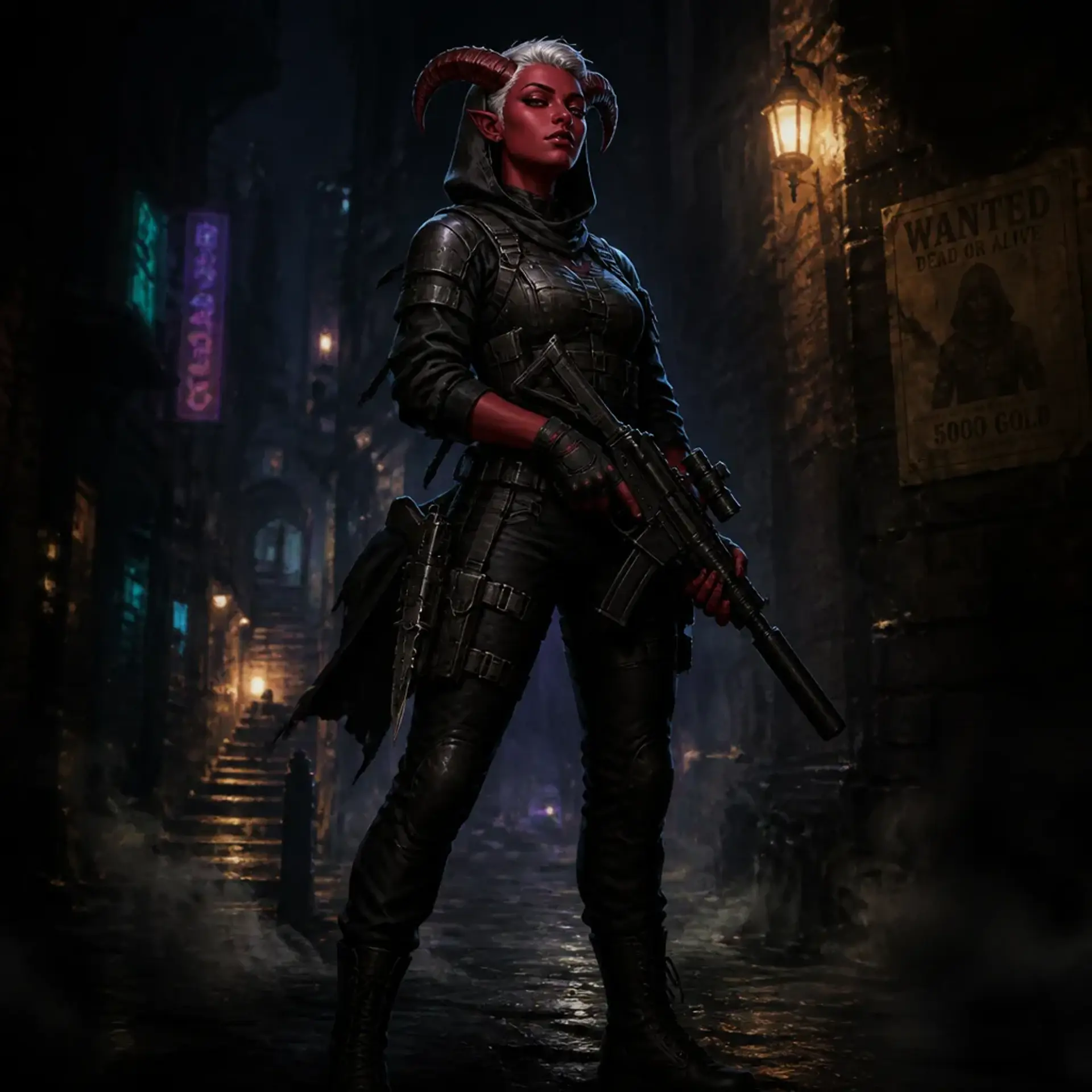Zephyr Veyr - AI-generated fantasy Character