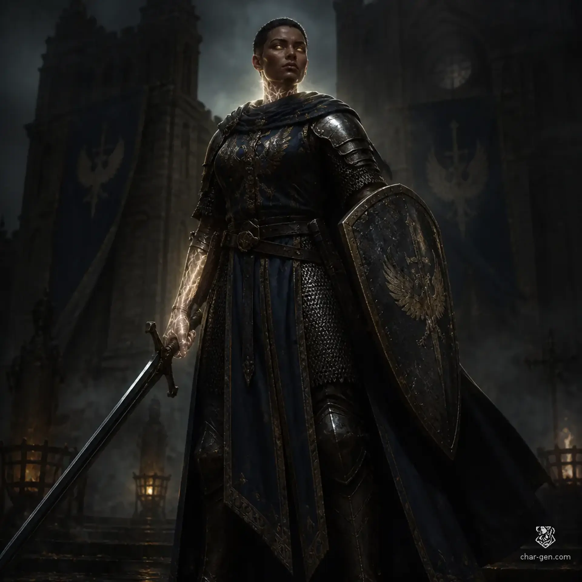 Mara Vey - AI-generated fantasy Character