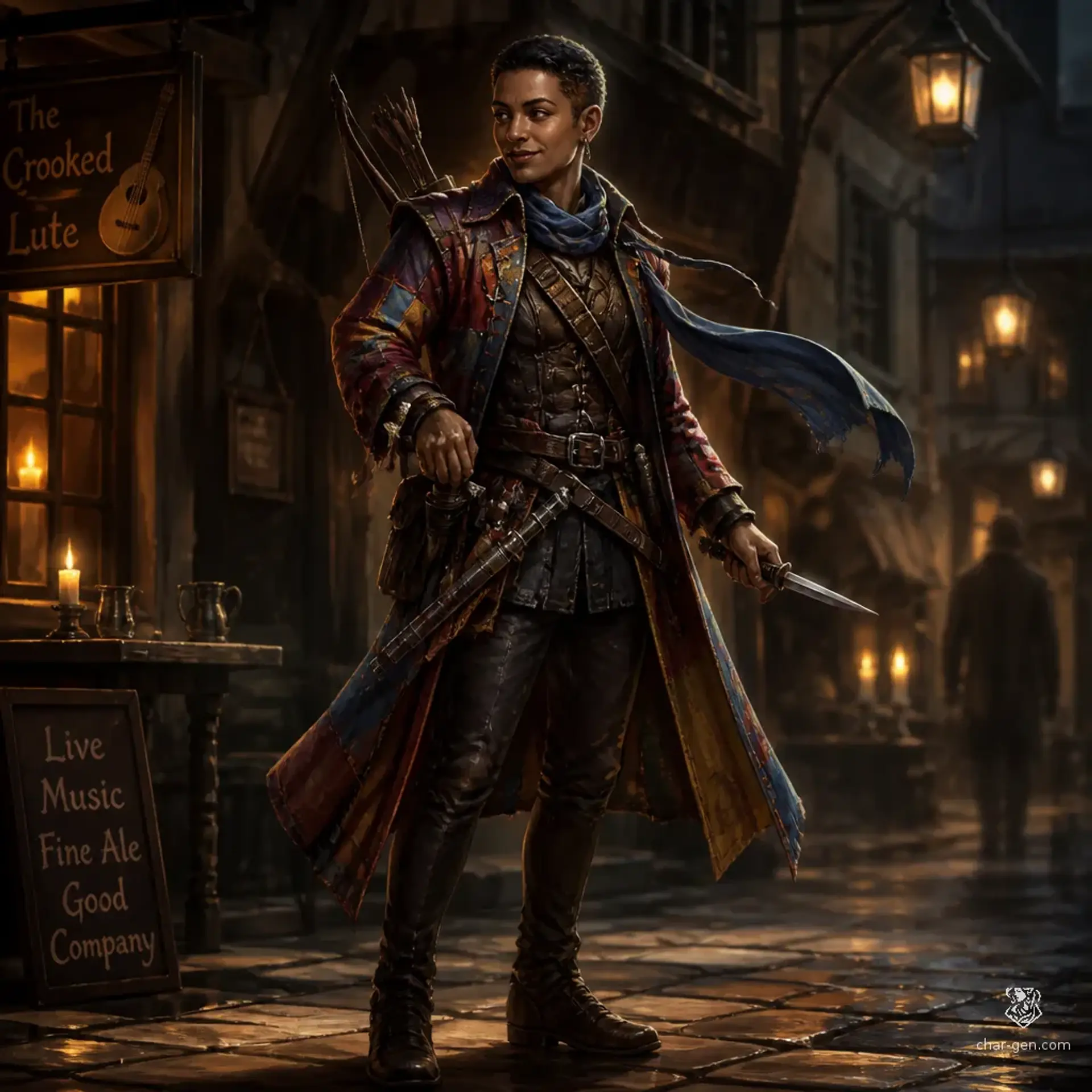 Seshin Adeyemi - AI-generated fantasy Character