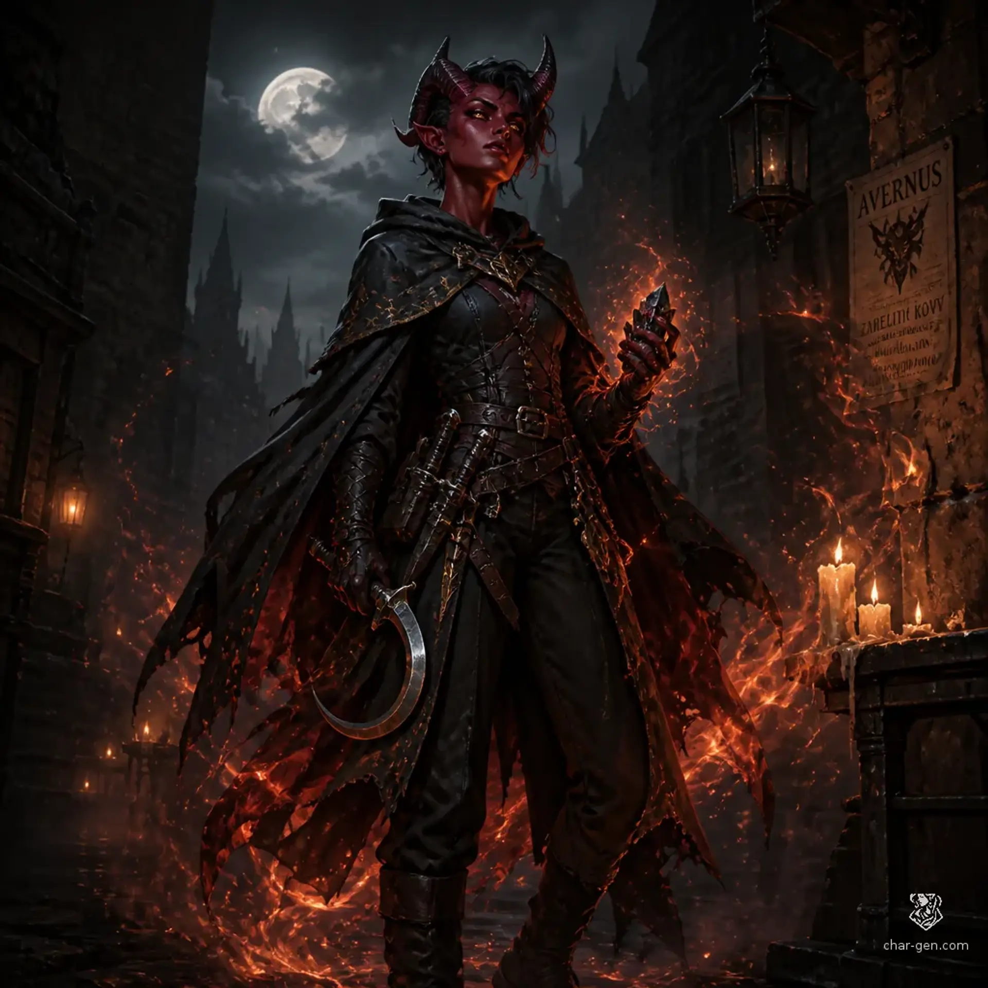 Celia - AI-generated fantasy Character