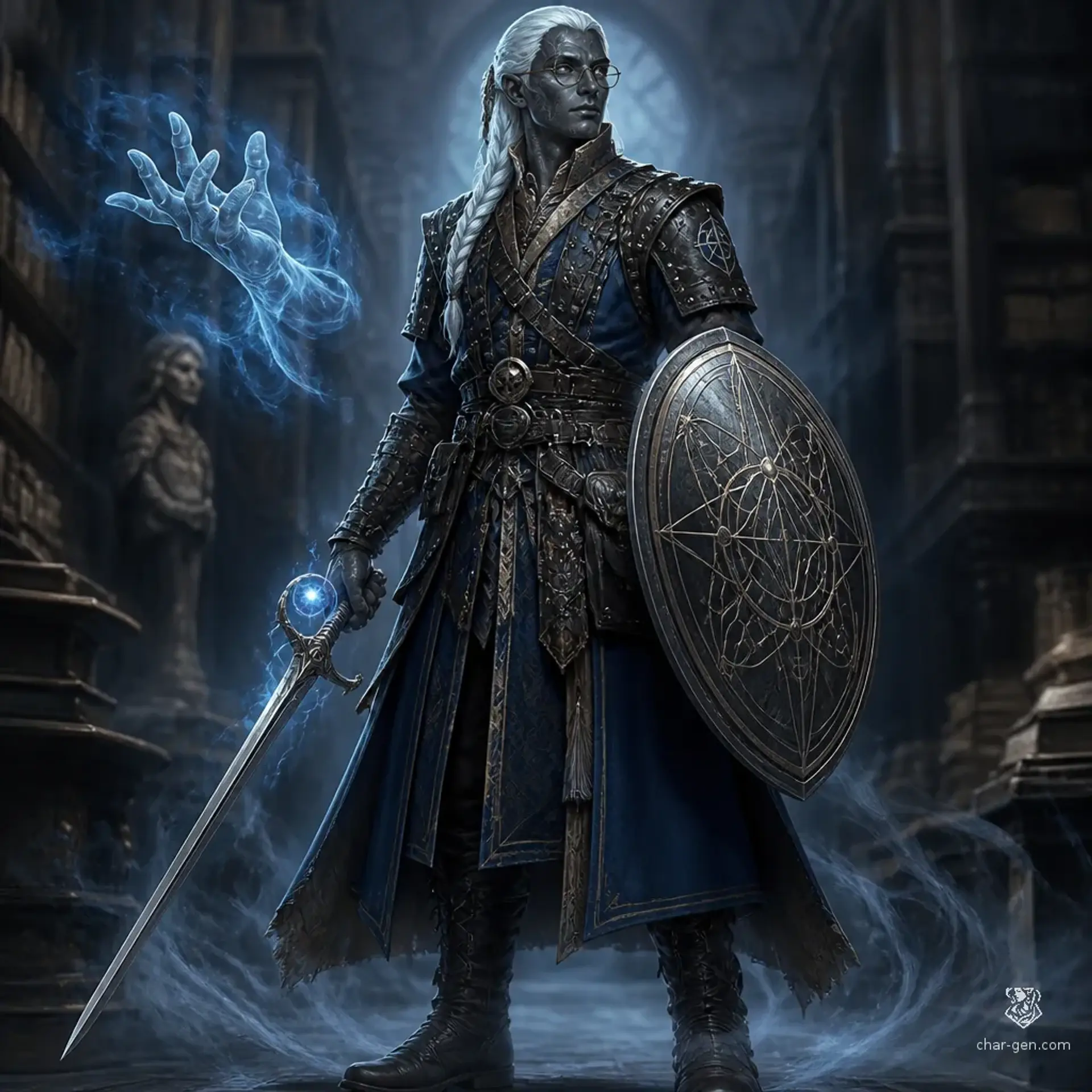 Thul-Dar Gath - AI-generated fantasy Character