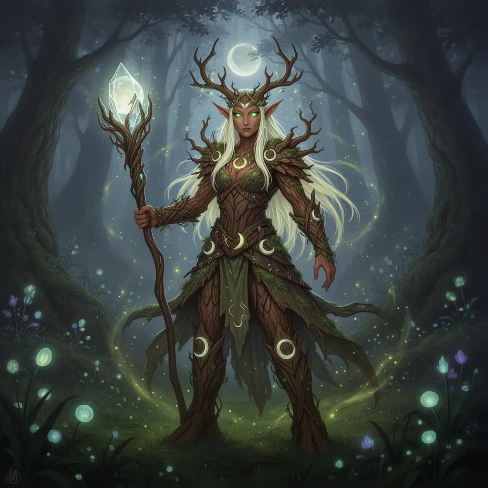 Elara Moonwhisper - AI-generated fantasy NPC