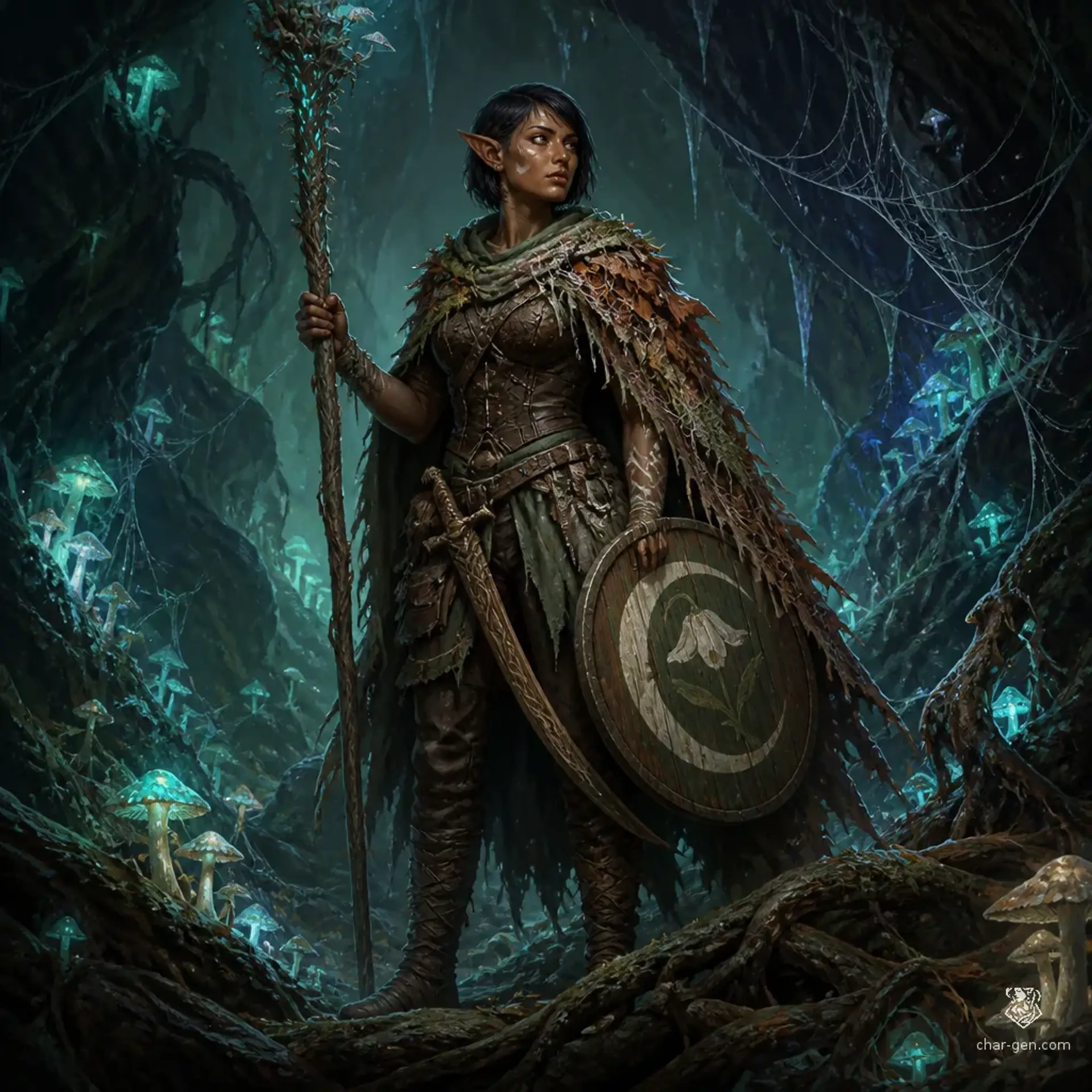 Ketzka Moonlily - AI-generated fantasy Character