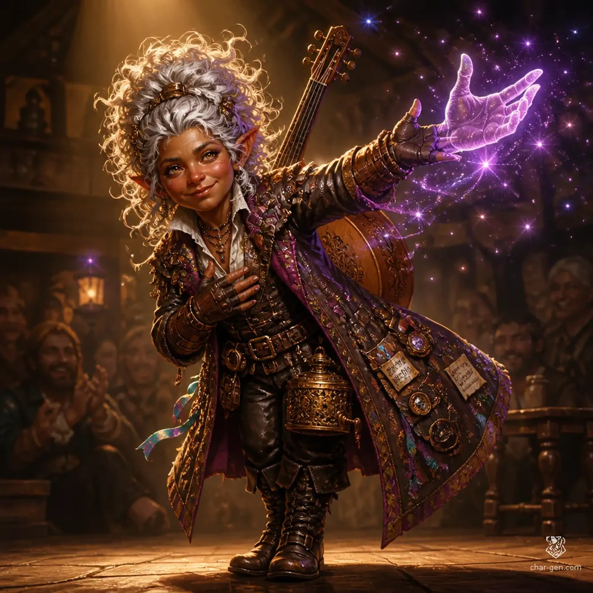Tilda Gearwick - AI-generated fantasy Character