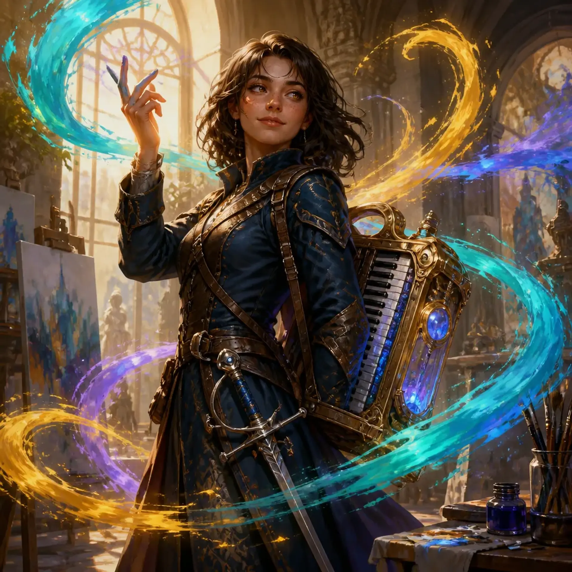 Elena Vance - AI-generated fantasy Character