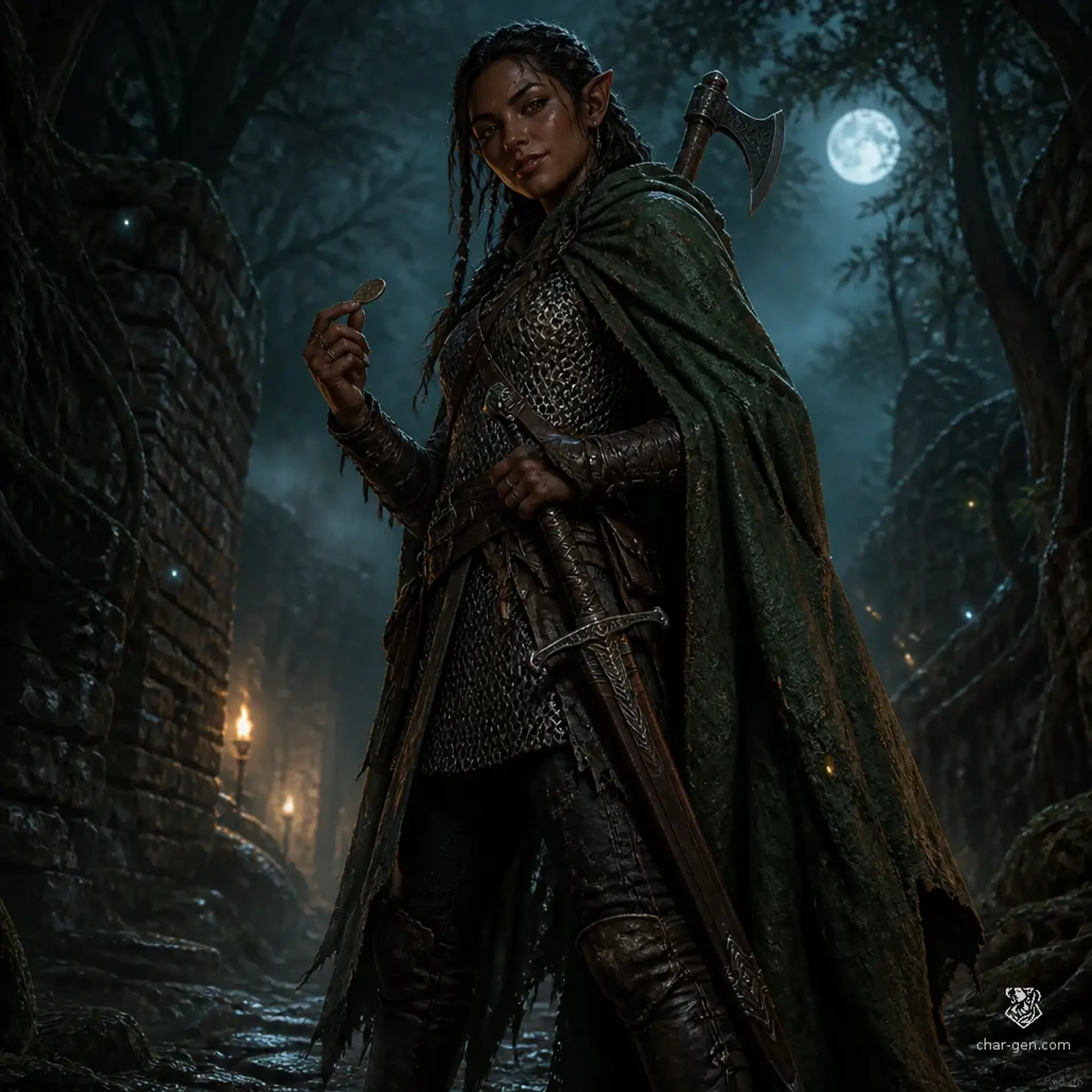 panniz - AI-generated fantasy Character