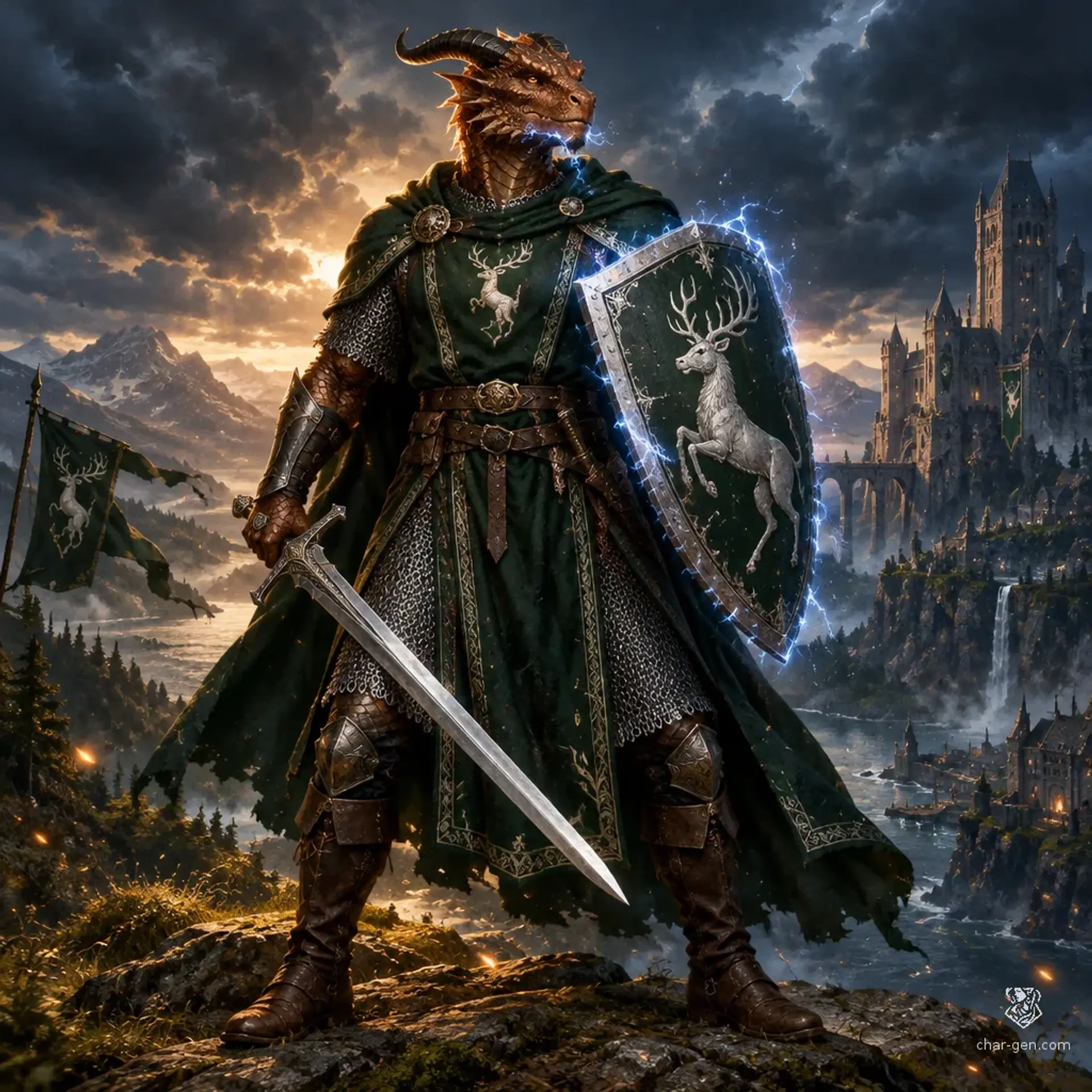 Merril - AI-generated fantasy Character