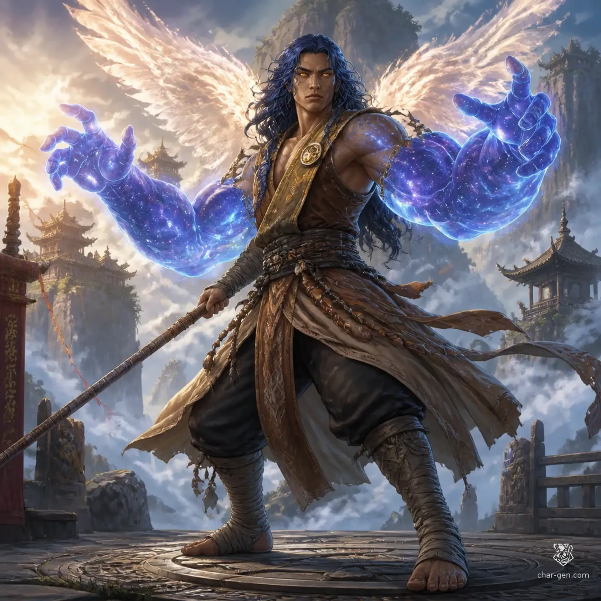 Sol - AI-generated fantasy Character