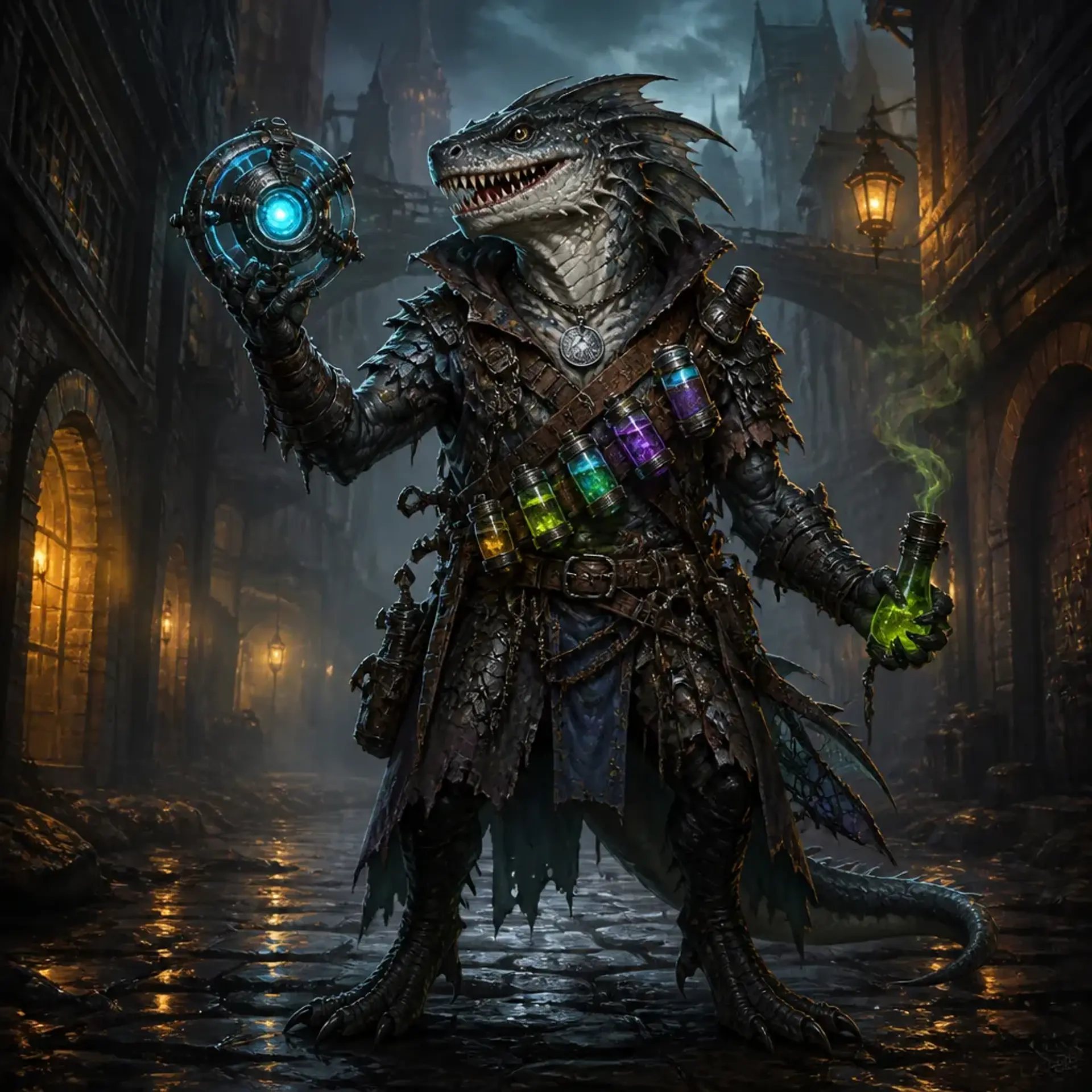 Rask Miretooth - AI-generated fantasy Character