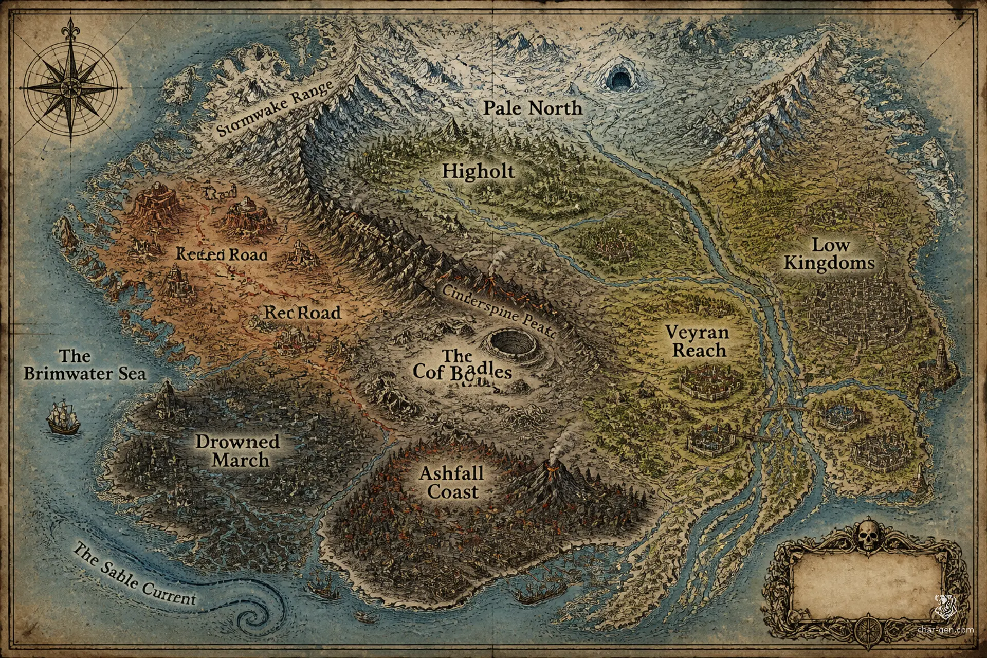 Kauthera - AI-generated fantasy World