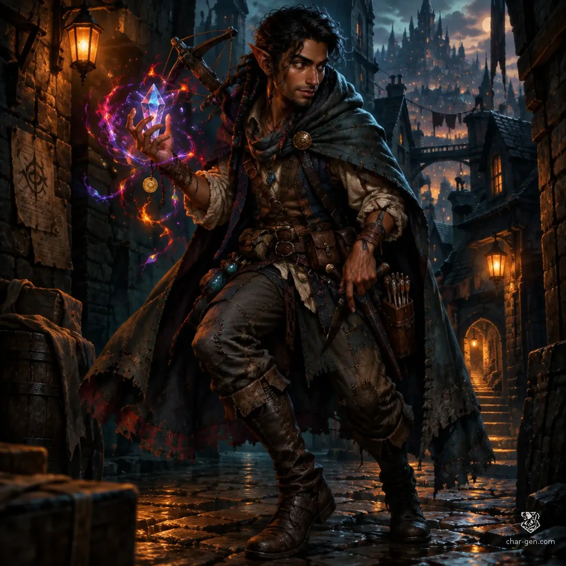 Kutreg Pun - AI-generated fantasy Character