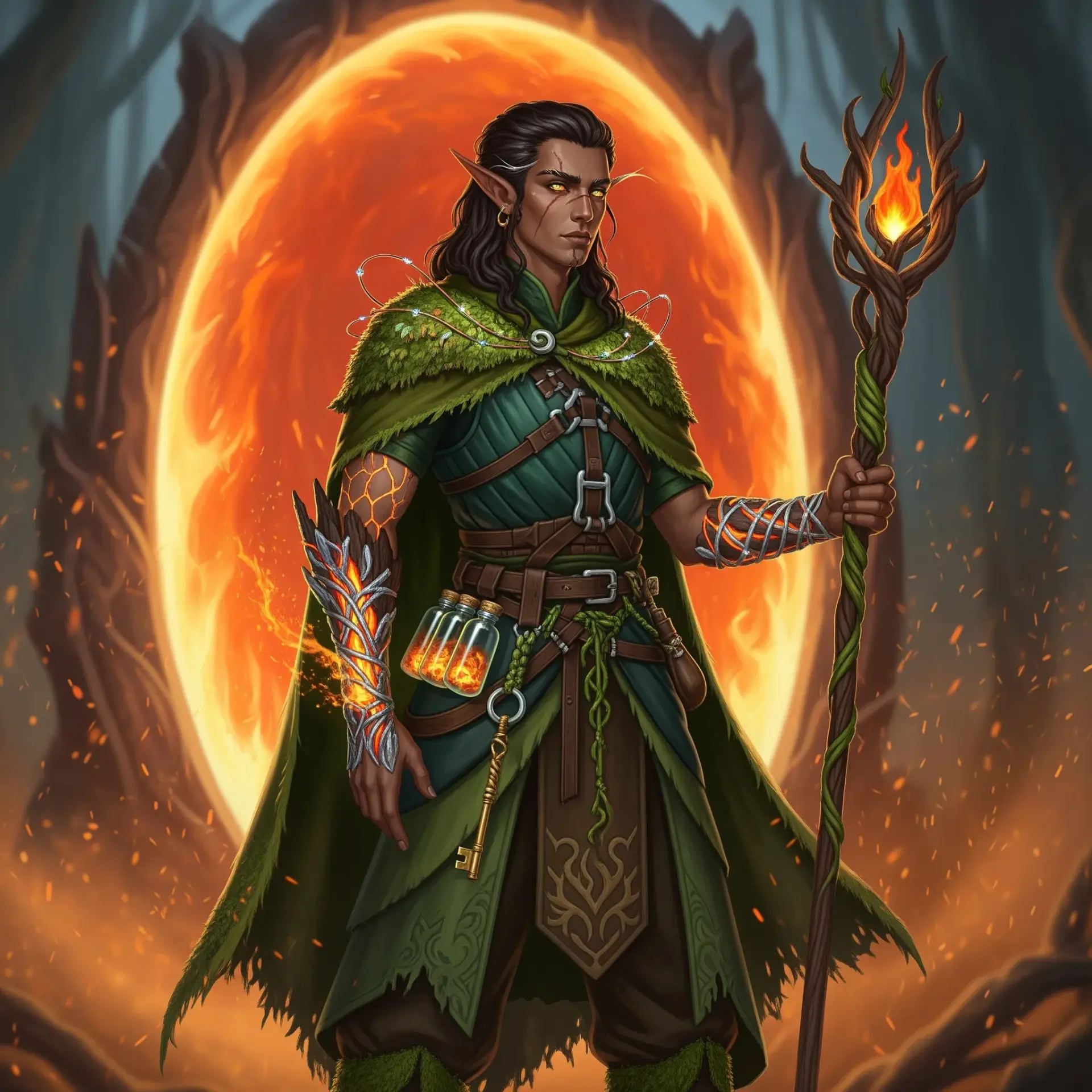 Thaloren Virethas - AI-generated fantasy NPC