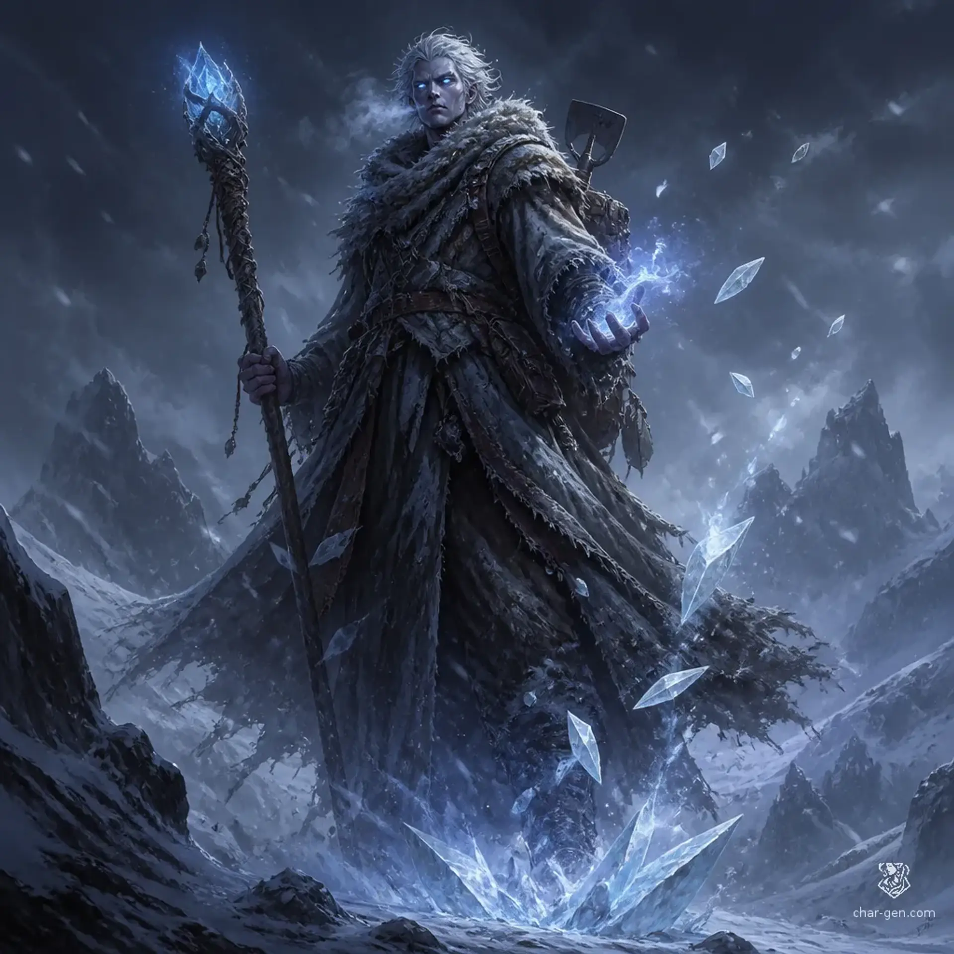 Wembenyana - AI-generated fantasy Character