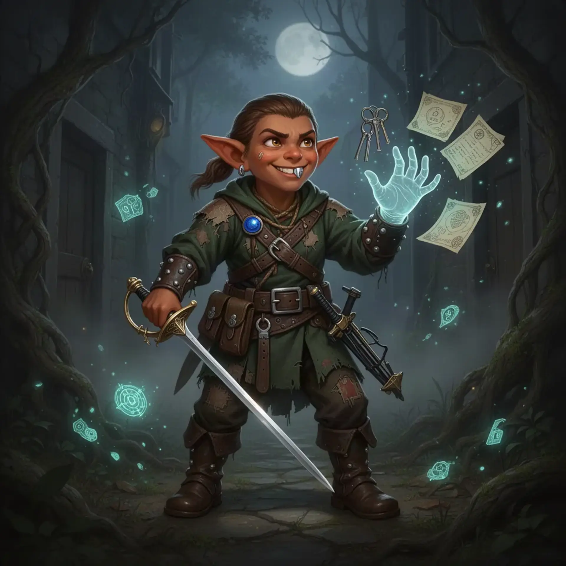 Tiv - AI-generated fantasy Character