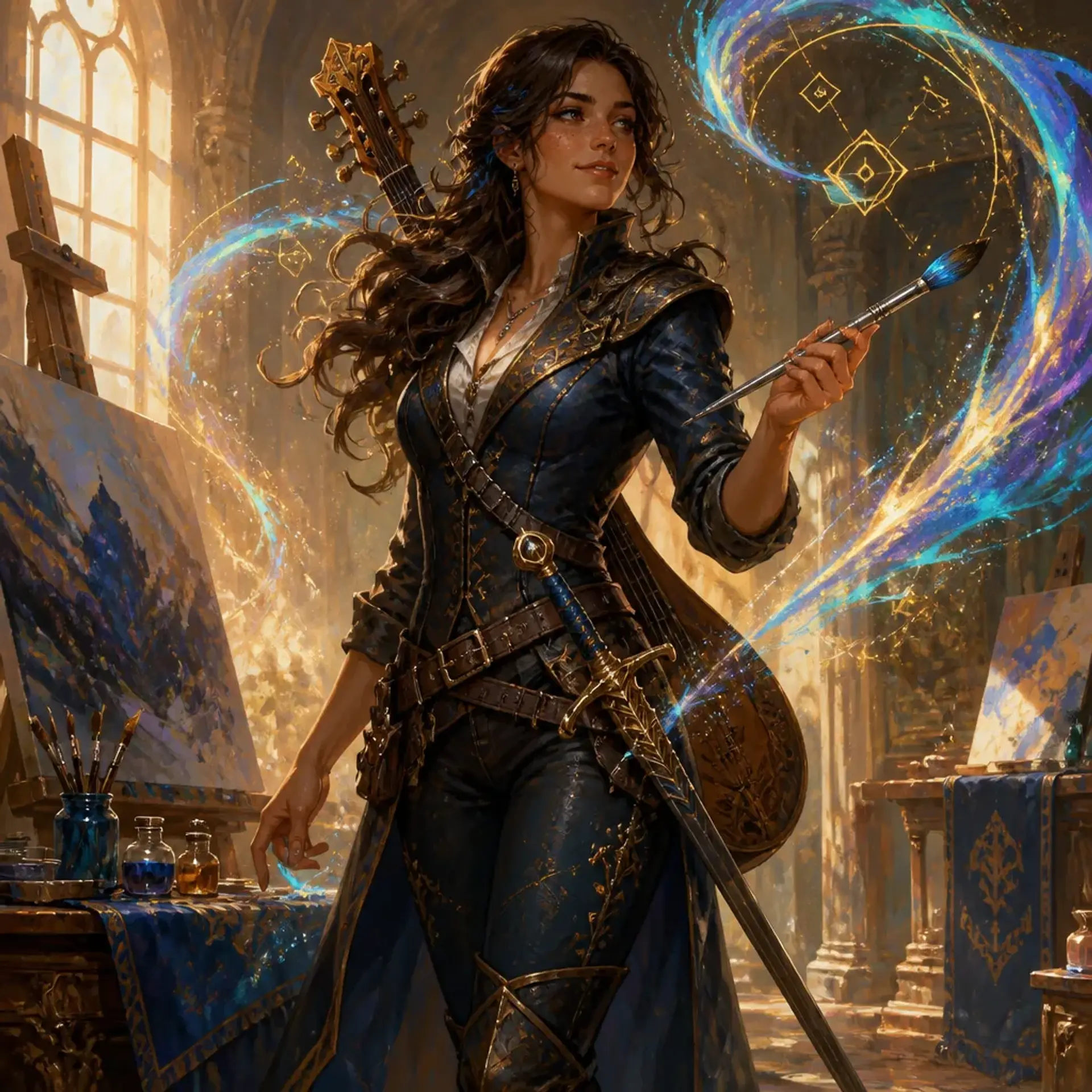 Elowen Vane - AI-generated fantasy Character
