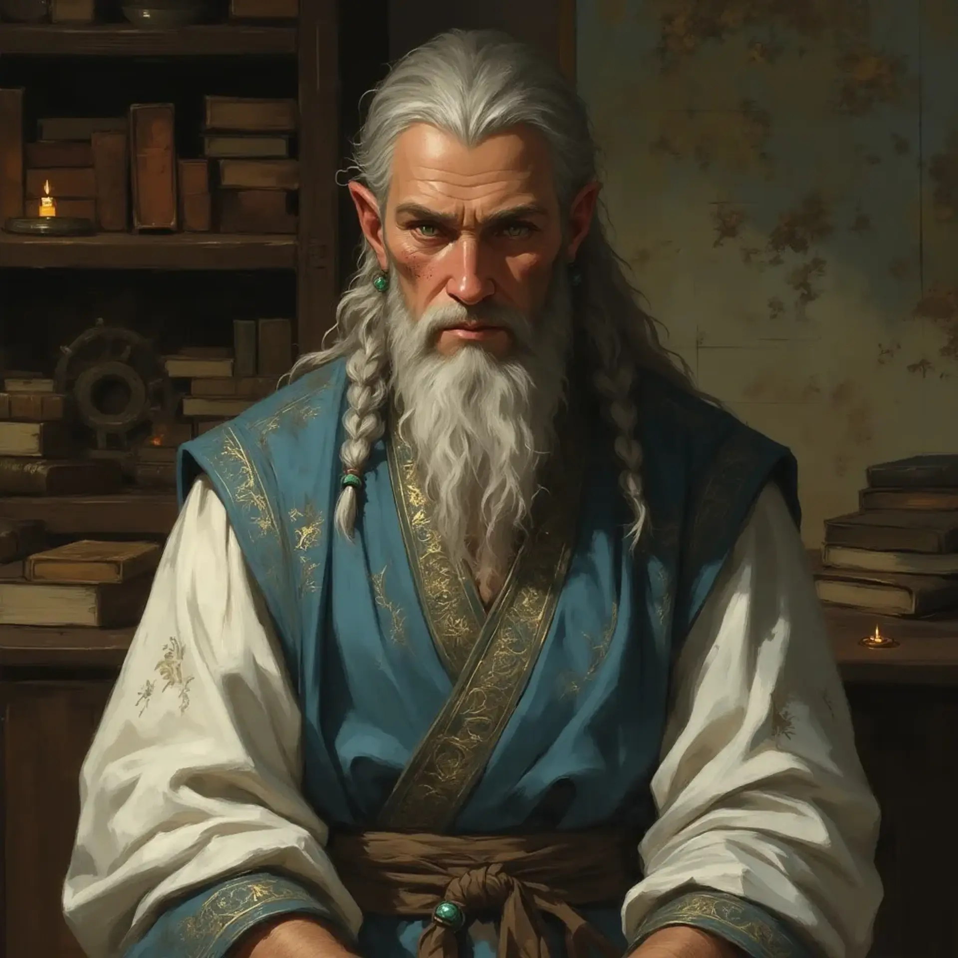 Thadyr Vellune - AI-generated fantasy NPC