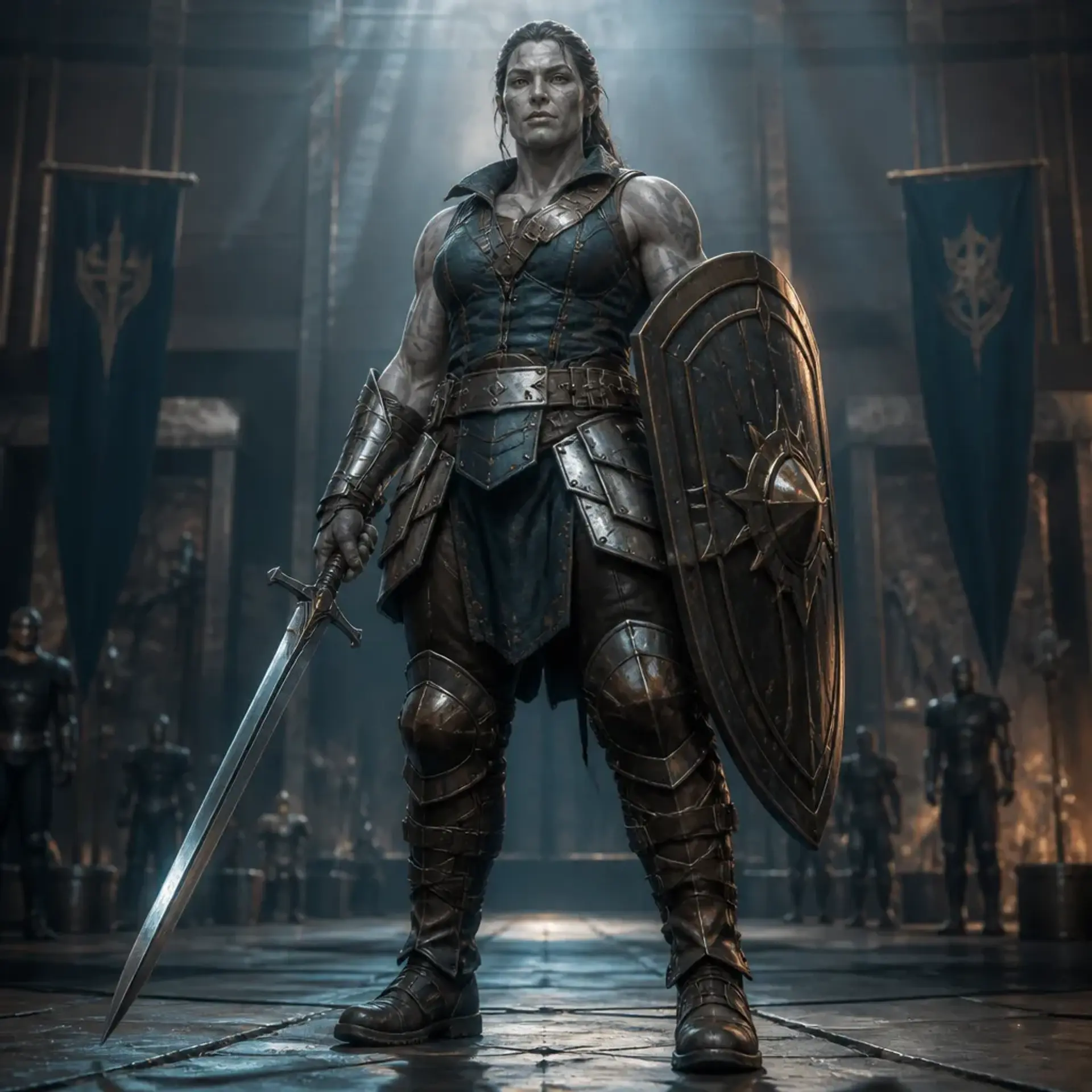 Tavra Stoneward - AI-generated fantasy Character