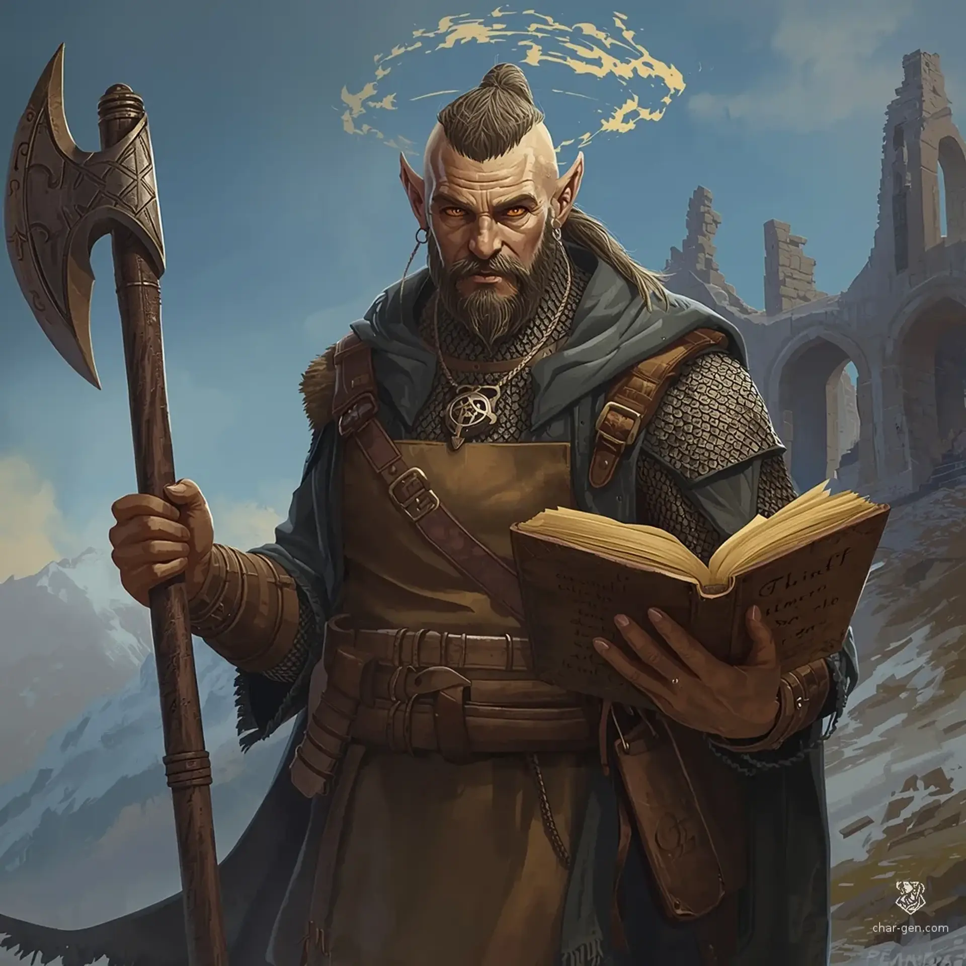 Cleftar - AI-generated fantasy Character