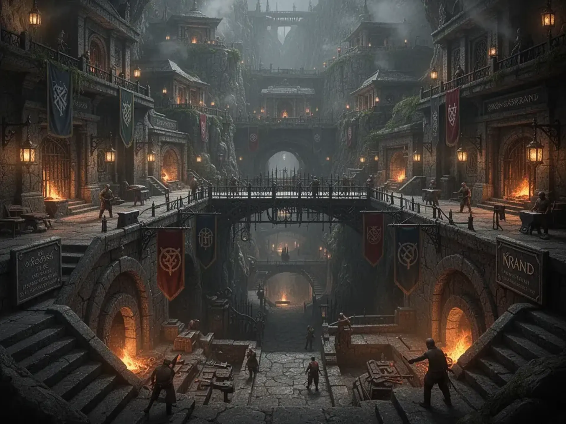Thrask - AI-generated fantasy Settlement