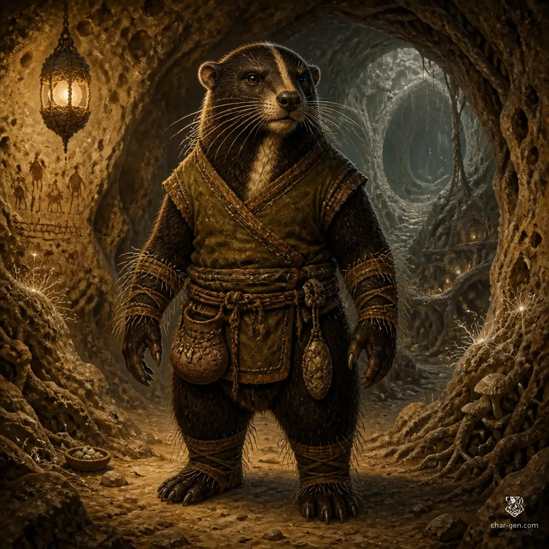 Burrowkin - AI-generated fantasy Species